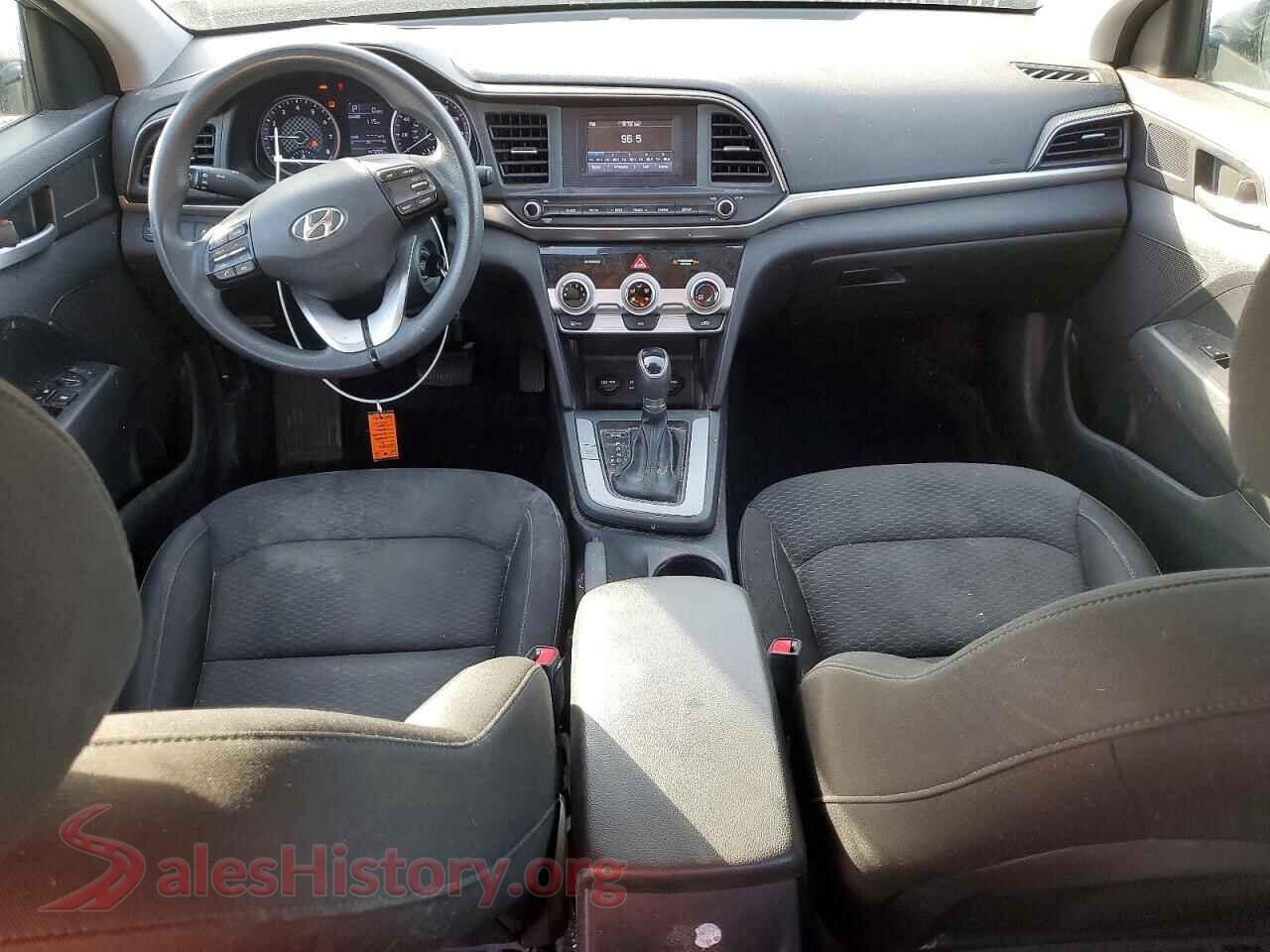 2019 HYUNDAI ELANTRA VIN KMHD74LF2KU777274, interior dashboard