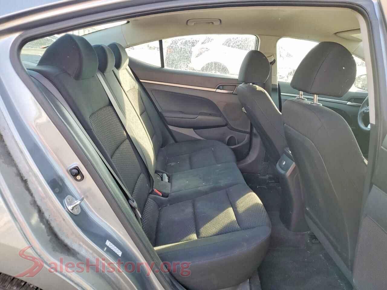 2019 HYUNDAI ELANTRA VIN KMHD74LF2KU777274, odometer mileage