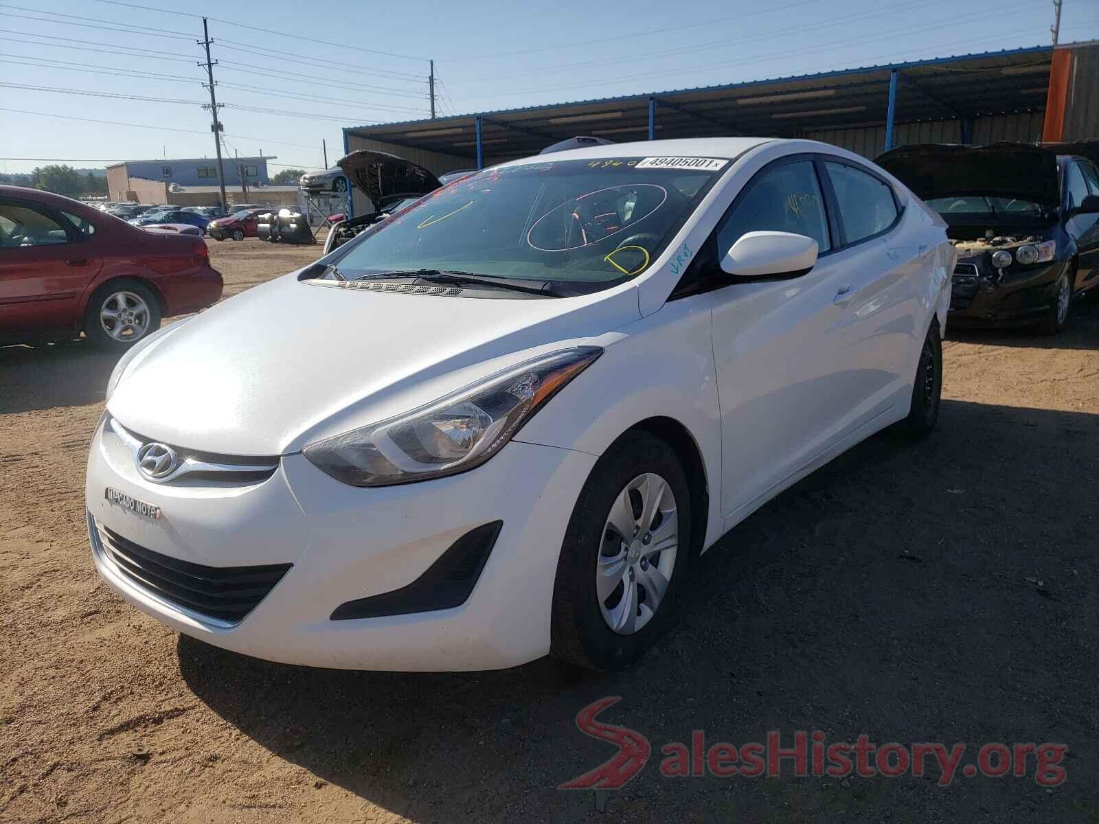 5NPDH4AE8GH787174 2016 HYUNDAI ELANTRA