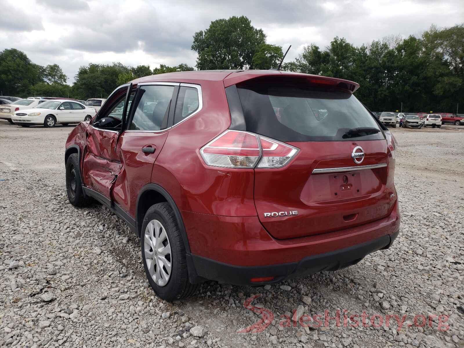 KNMAT2MV9GP593789 2016 NISSAN ROGUE