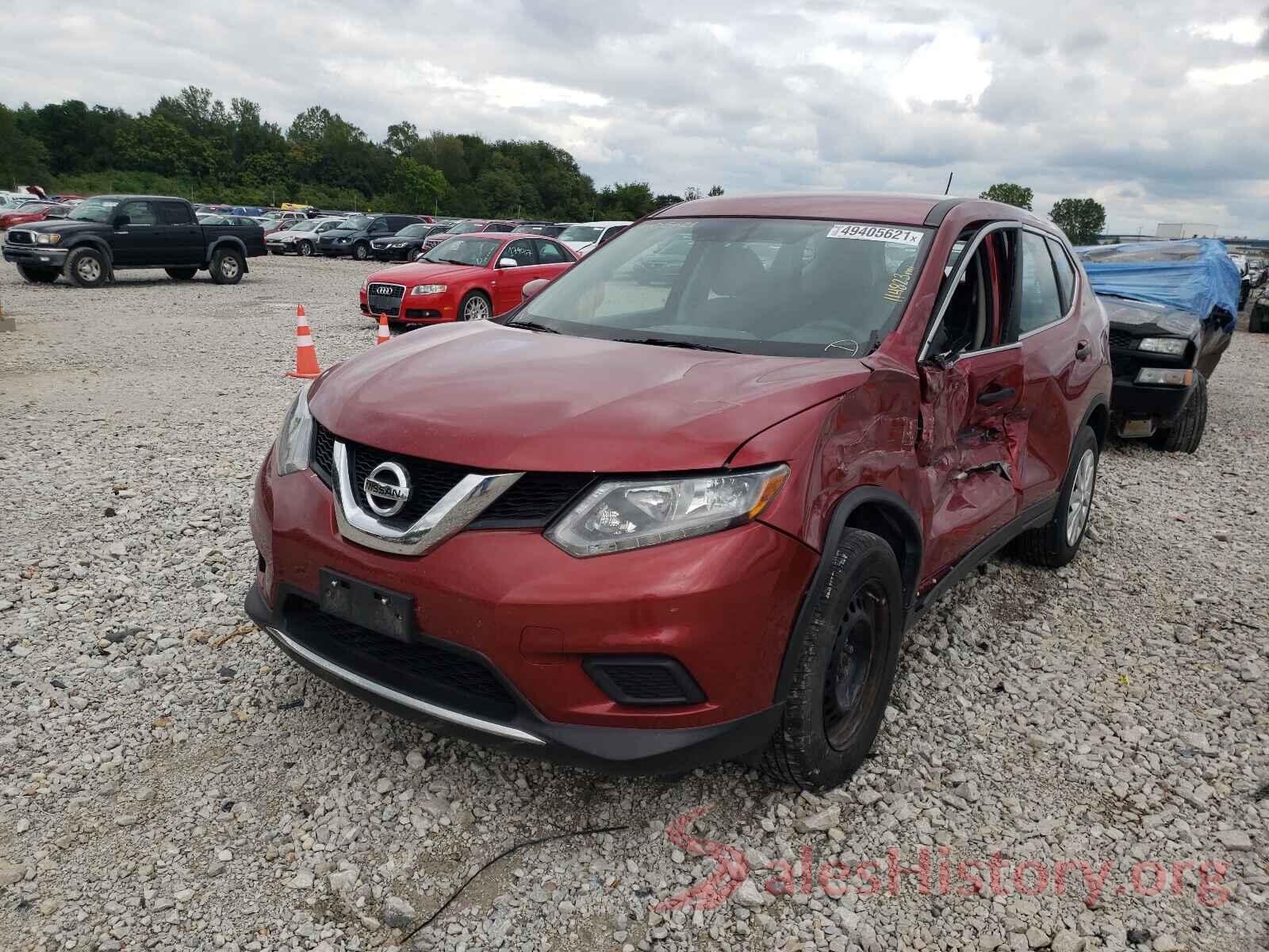 KNMAT2MV9GP593789 2016 NISSAN ROGUE