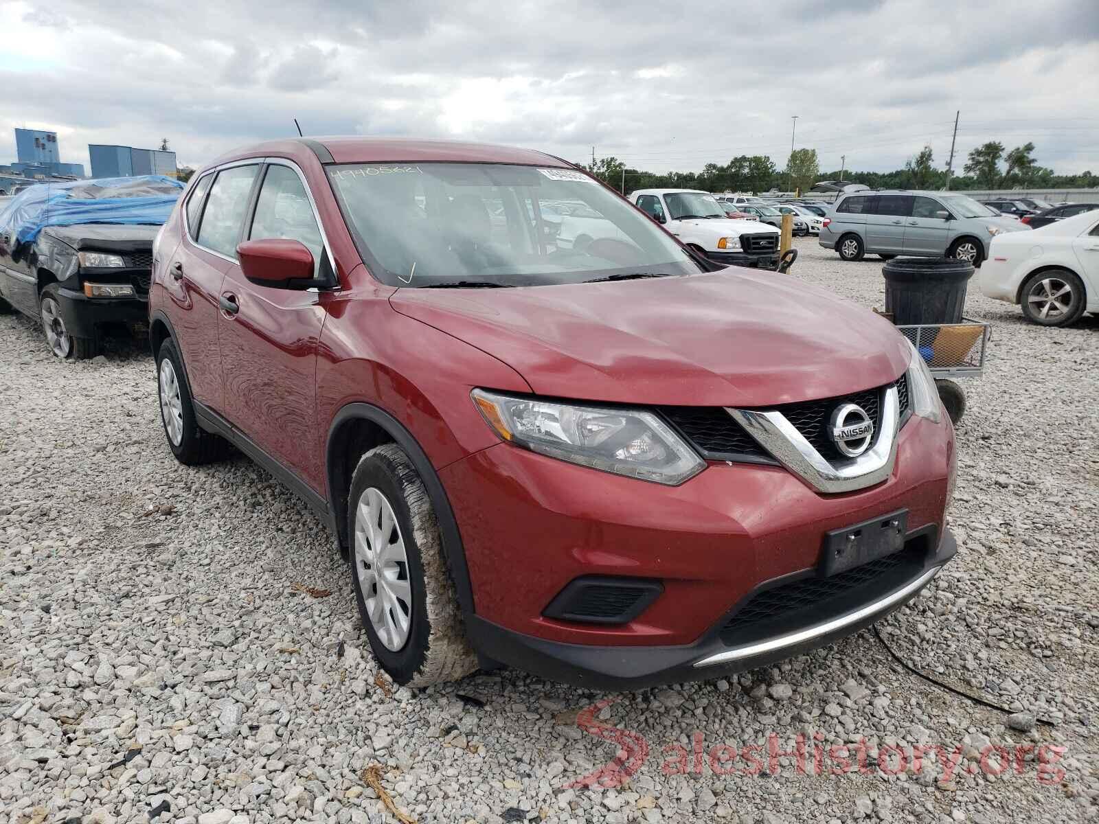 KNMAT2MV9GP593789 2016 NISSAN ROGUE