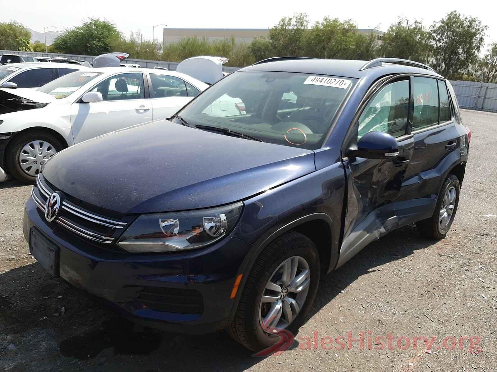 WVGAV7AXXGW601431 2016 VOLKSWAGEN TIGUAN