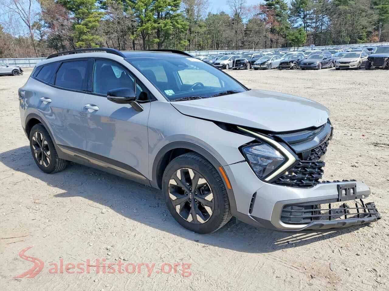 2023 KIA SPORTAGE VIN 5XYK6CAFXPG025374, rear 3/4 view