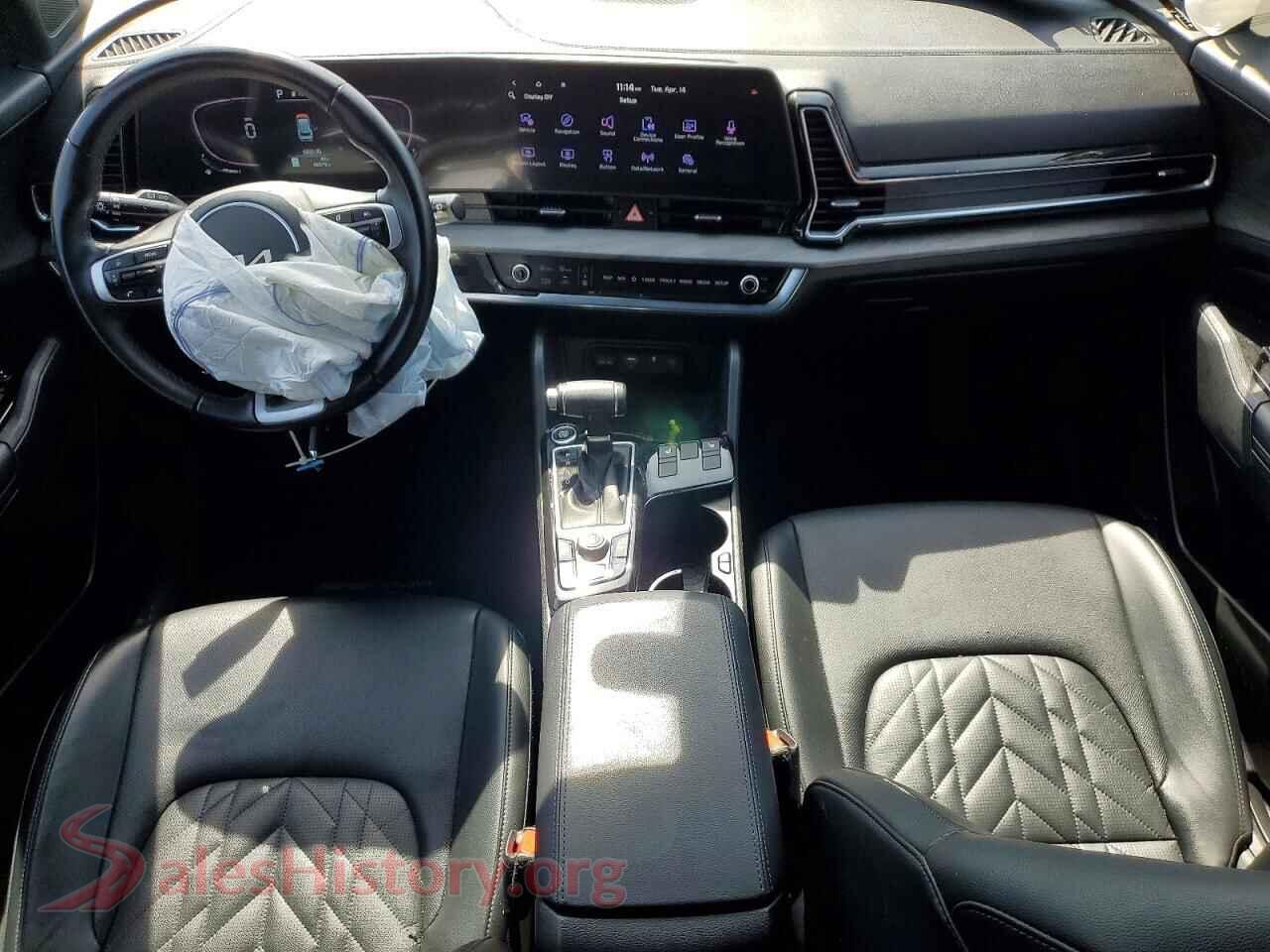 2023 KIA SPORTAGE VIN 5XYK6CAFXPG025374, interior dashboard