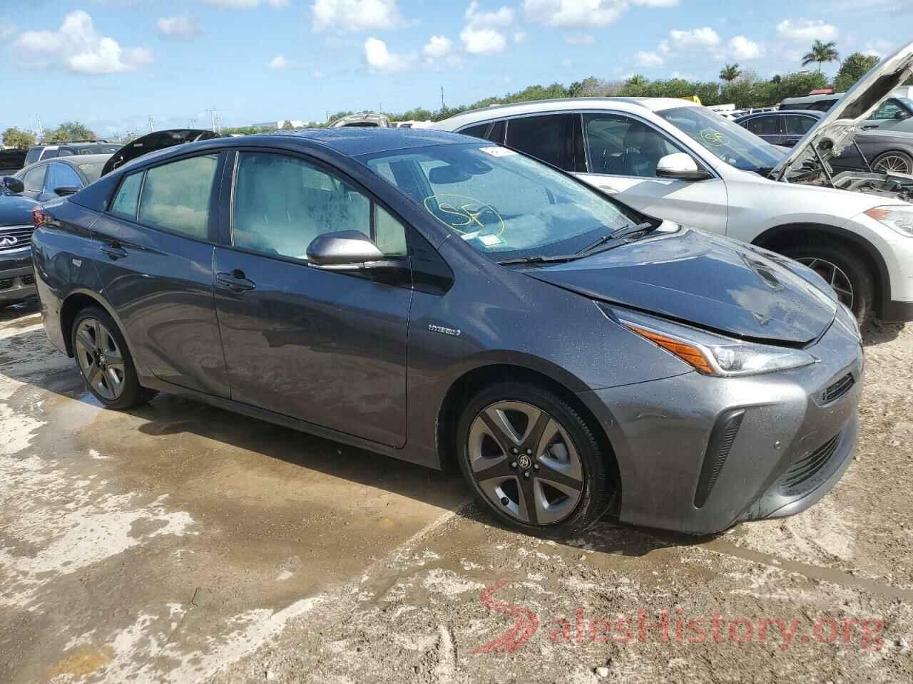 JTDKARFU1K3089468 2019 TOYOTA PRIUS