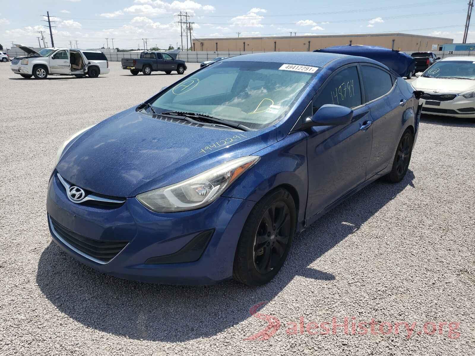 5NPDH4AE1GH718651 2016 HYUNDAI ELANTRA