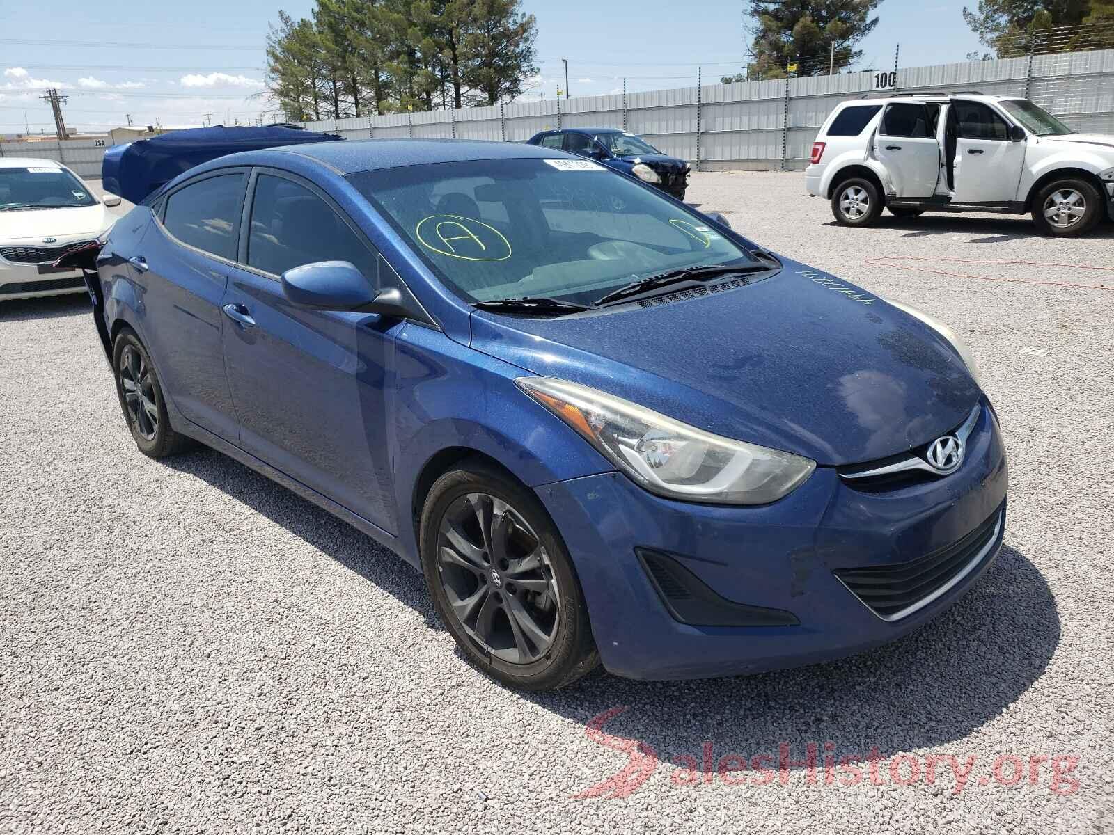 5NPDH4AE1GH718651 2016 HYUNDAI ELANTRA