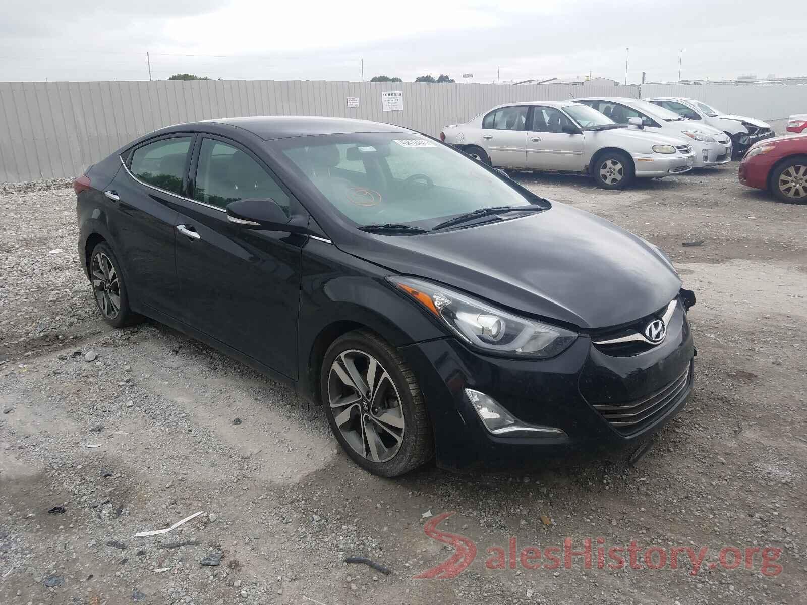 5NPDH4AE0GH672164 2016 HYUNDAI ELANTRA