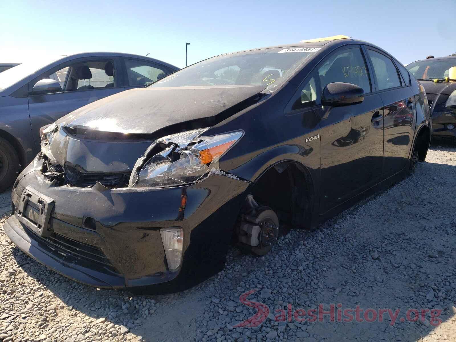 JTDKN3DU4F0462319 2015 TOYOTA PRIUS