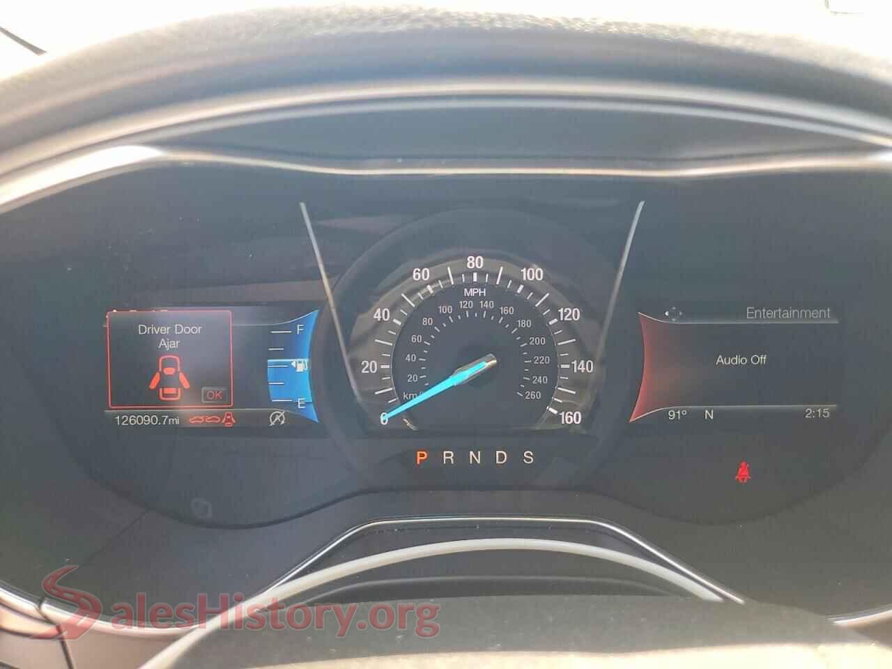 2018 FORD FUSION VIN 3FA6P0HD6JR130353, interior center console