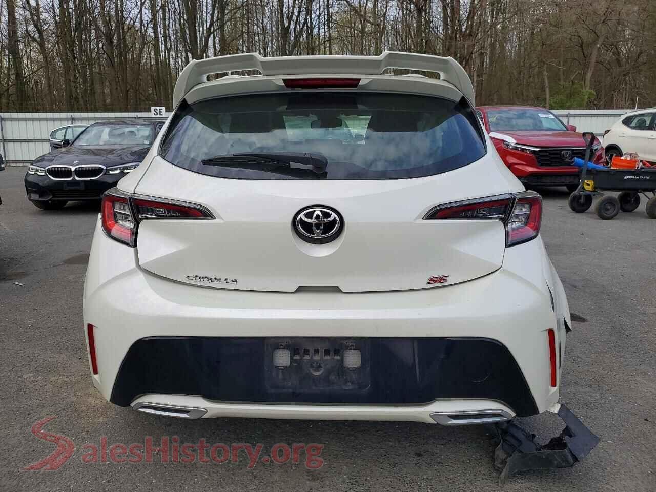 2019 TOYOTA COROLLA VIN JTNK4RBE6K3018459, left side view