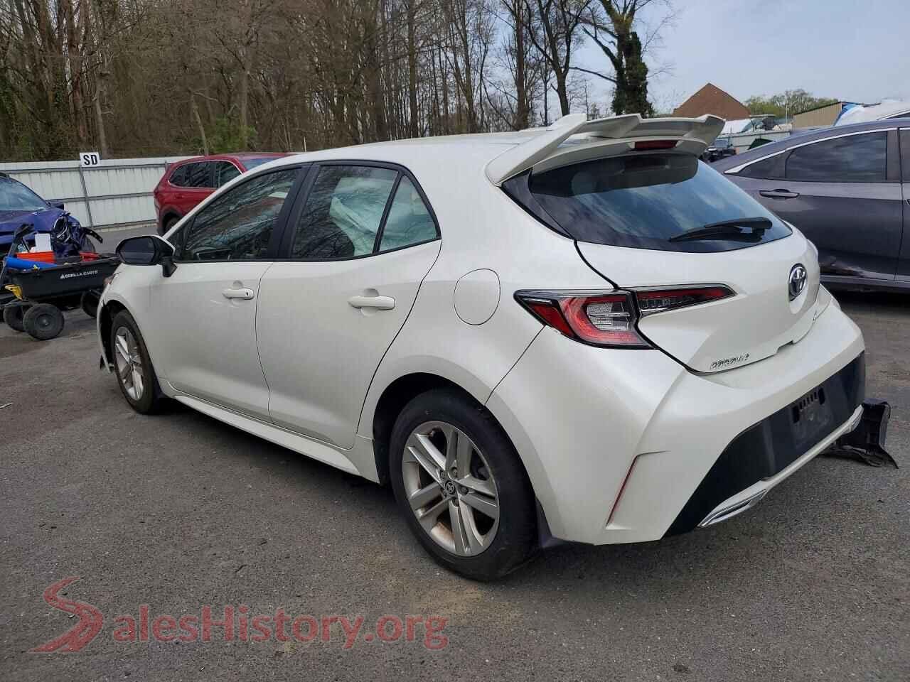 2019 TOYOTA COROLLA VIN JTNK4RBE6K3018459, front view