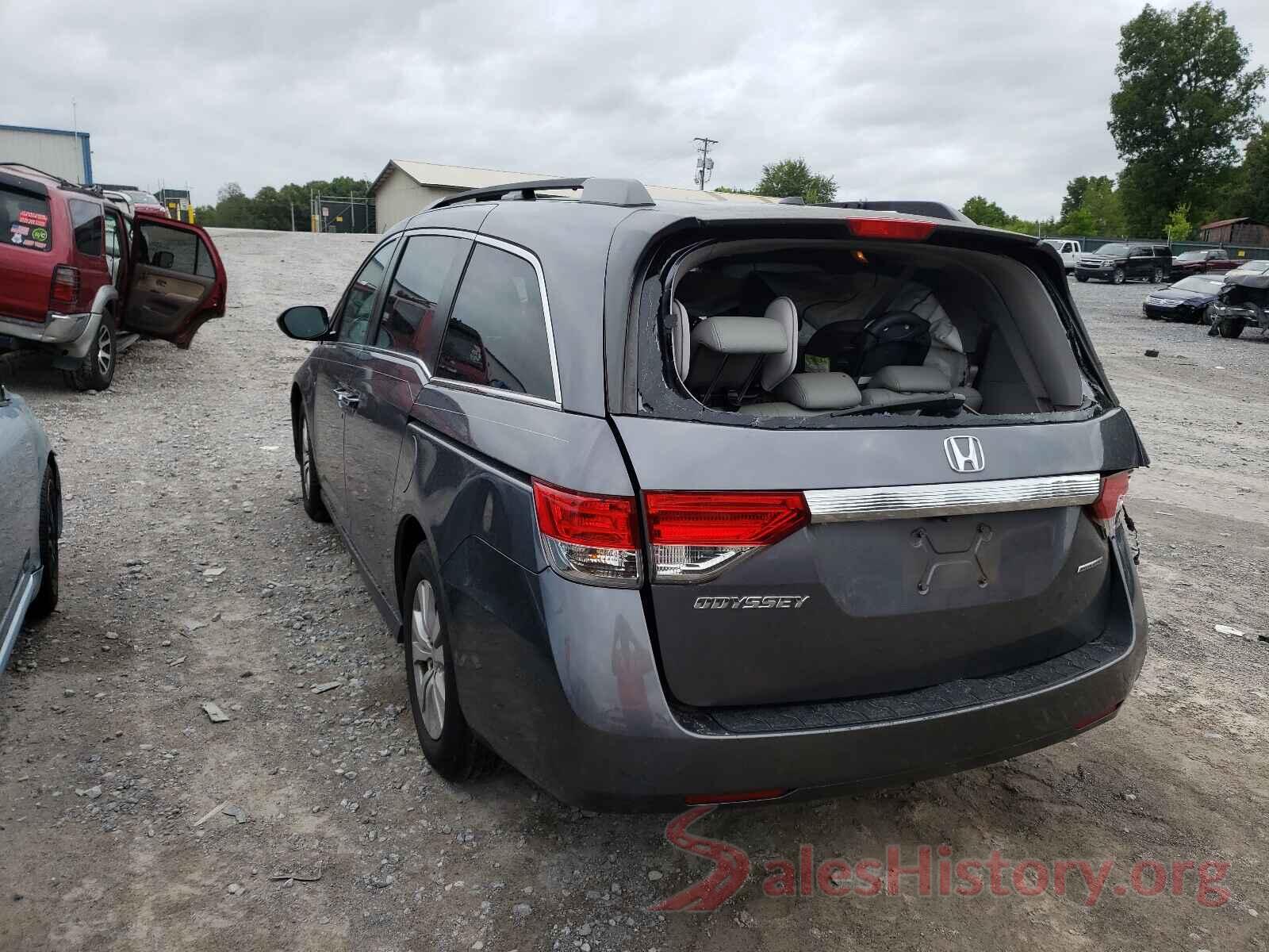 5FNRL5H30GB135498 2016 HONDA ODYSSEY