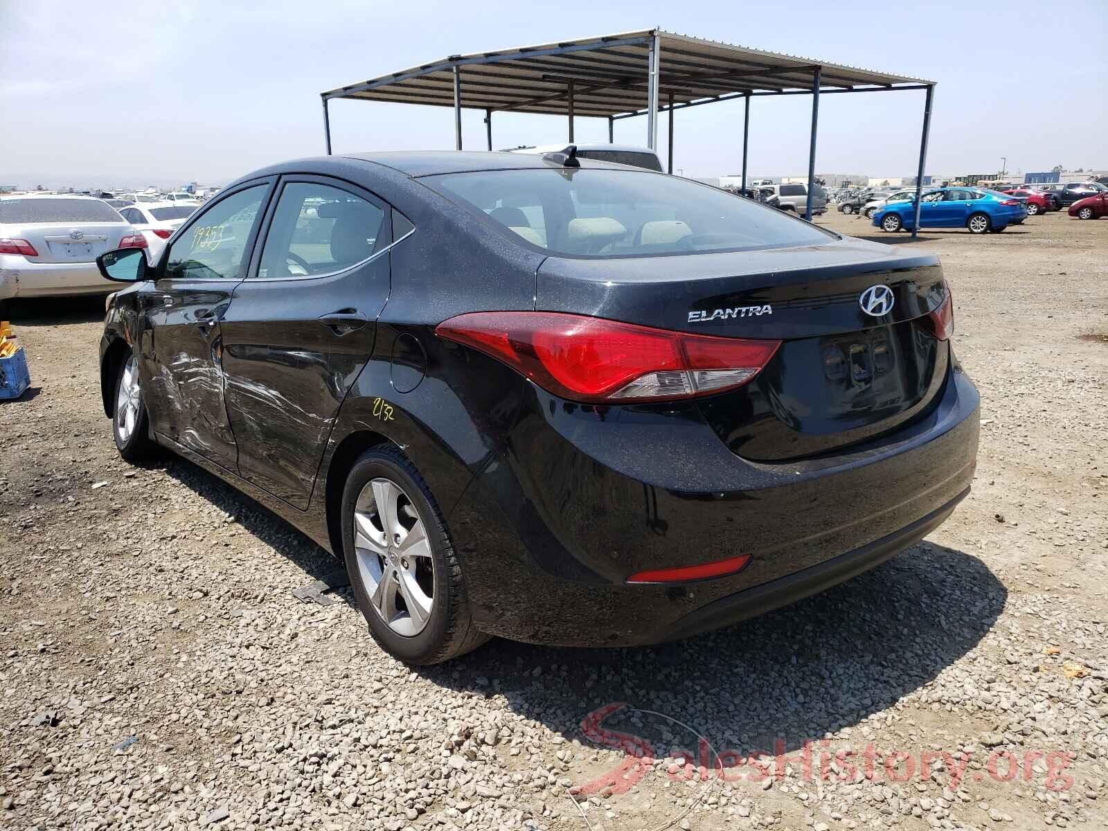 KMHDH4AE3GU618584 2016 HYUNDAI ELANTRA