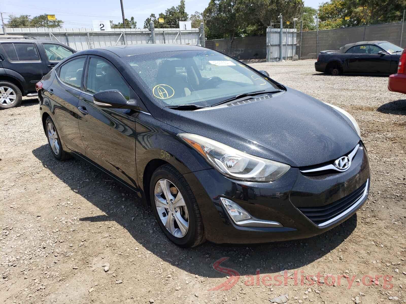 KMHDH4AE3GU618584 2016 HYUNDAI ELANTRA