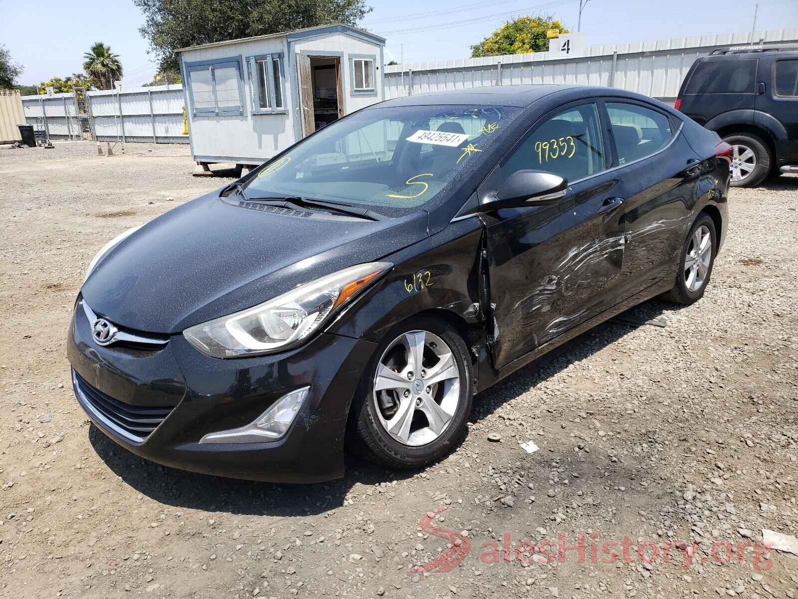 KMHDH4AE3GU618584 2016 HYUNDAI ELANTRA