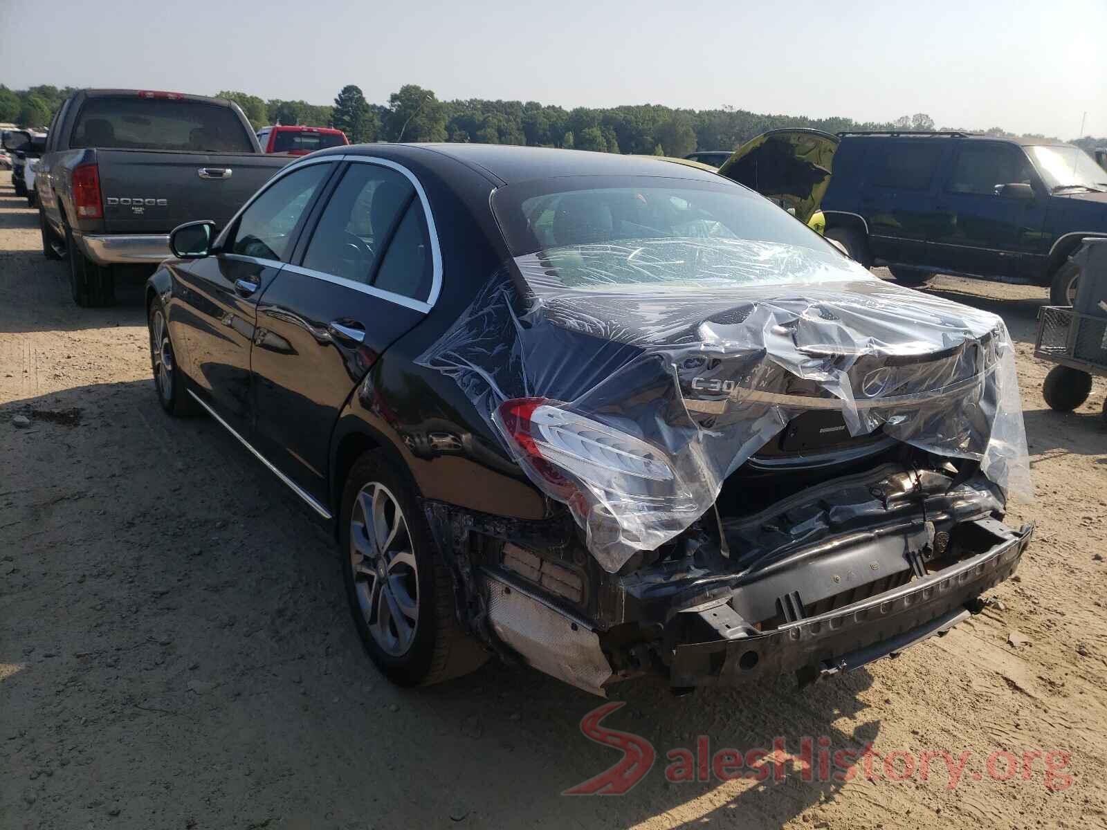 55SWF4JB1HU202373 2017 MERCEDES-BENZ C CLASS