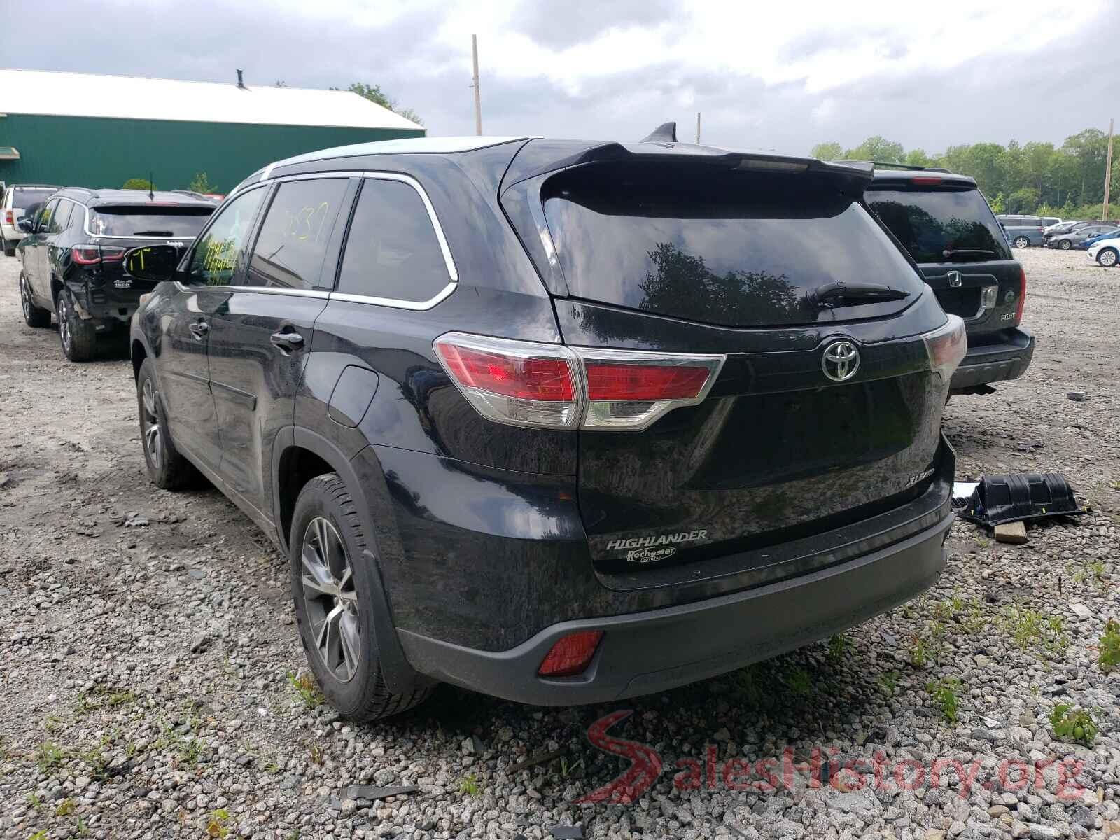 5TDJKRFH2GS244515 2016 TOYOTA HIGHLANDER