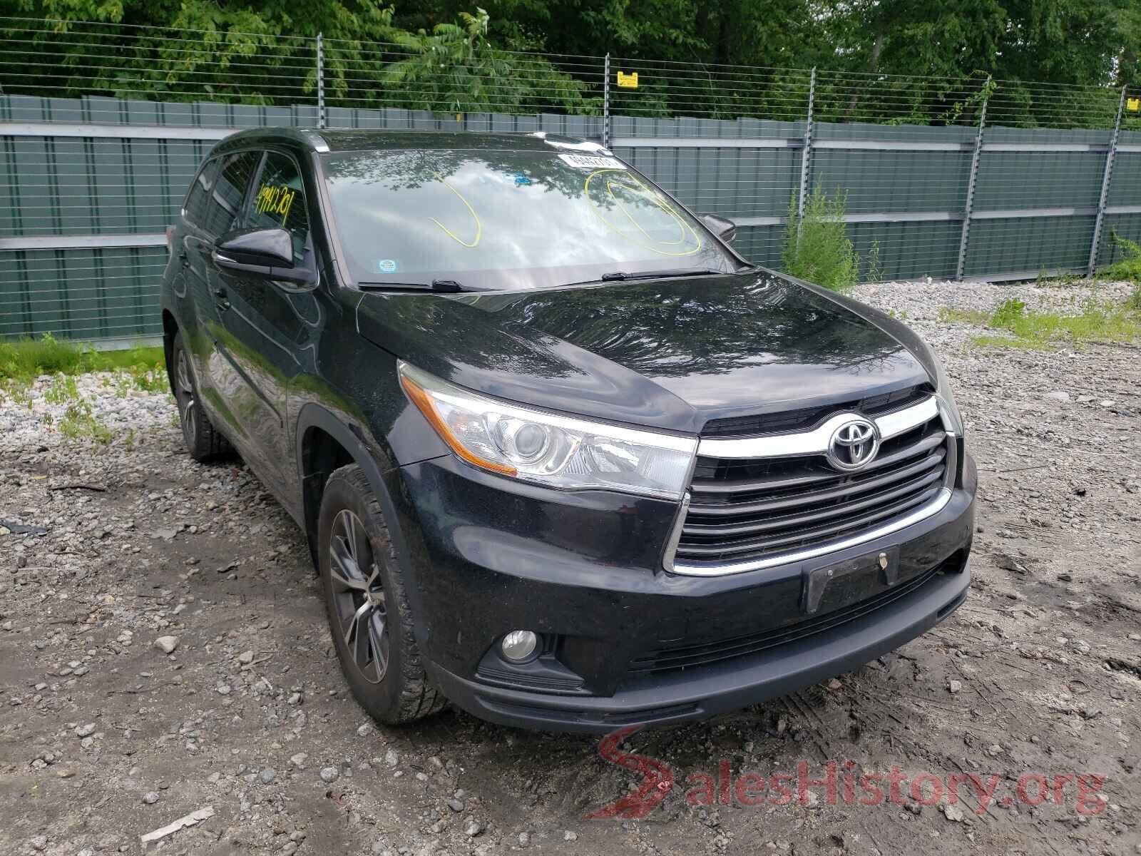 5TDJKRFH2GS244515 2016 TOYOTA HIGHLANDER