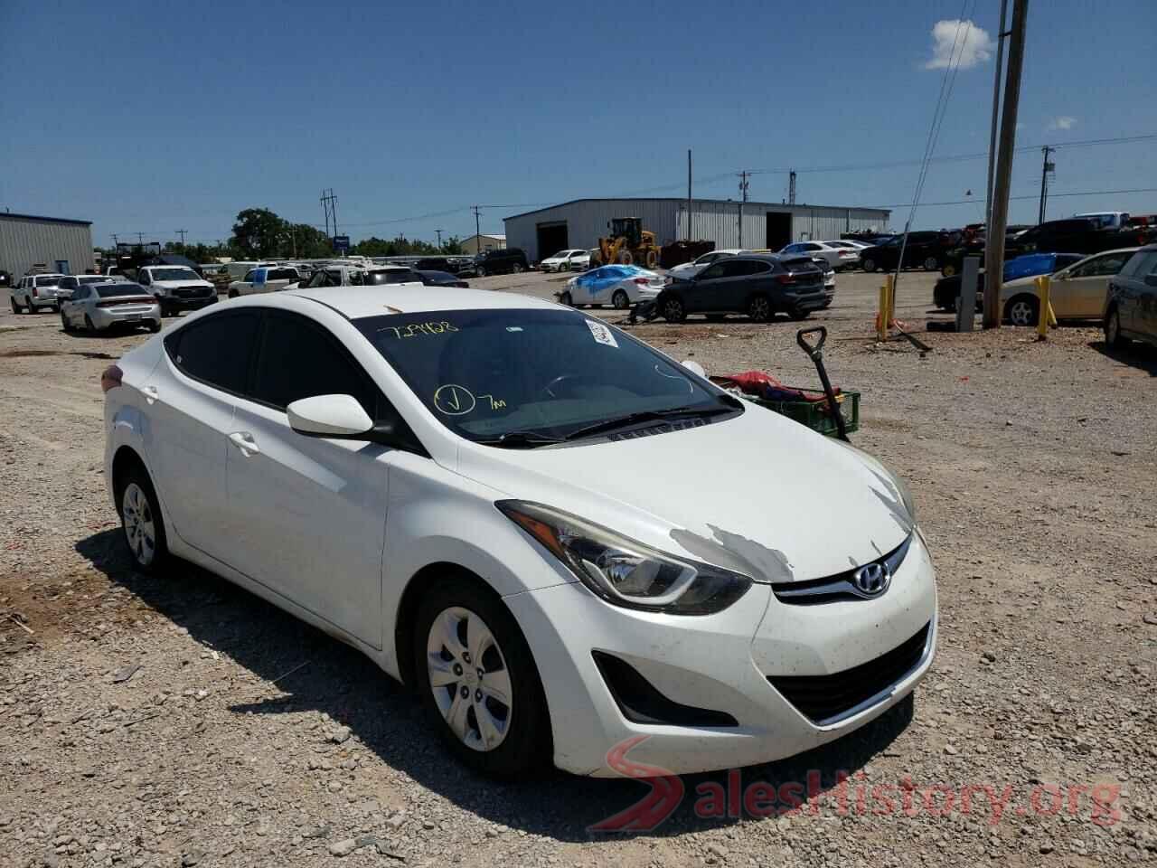 5NPDH4AE9GH729428 2016 HYUNDAI ELANTRA