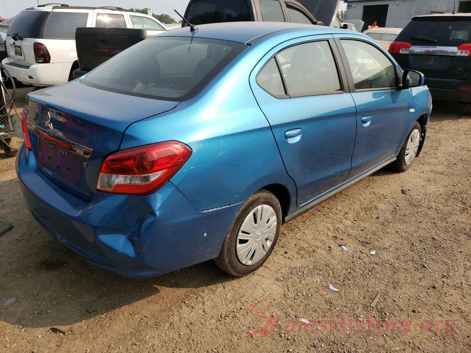 ML32F3FJ3LHF01498 2020 MITSUBISHI MIRAGE