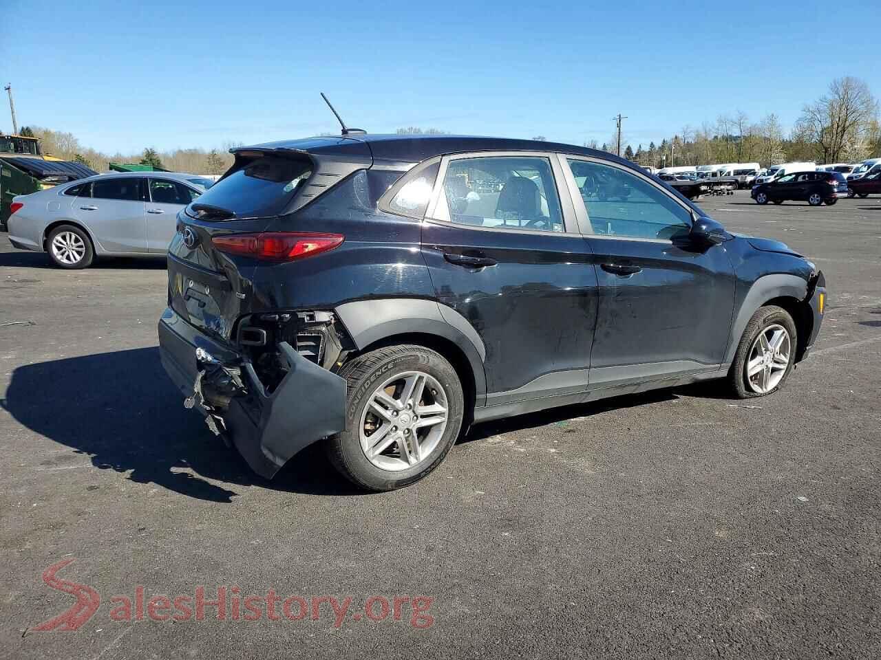 2021 HYUNDAI KONA VIN KM8K1CAA6MU748597, right side view