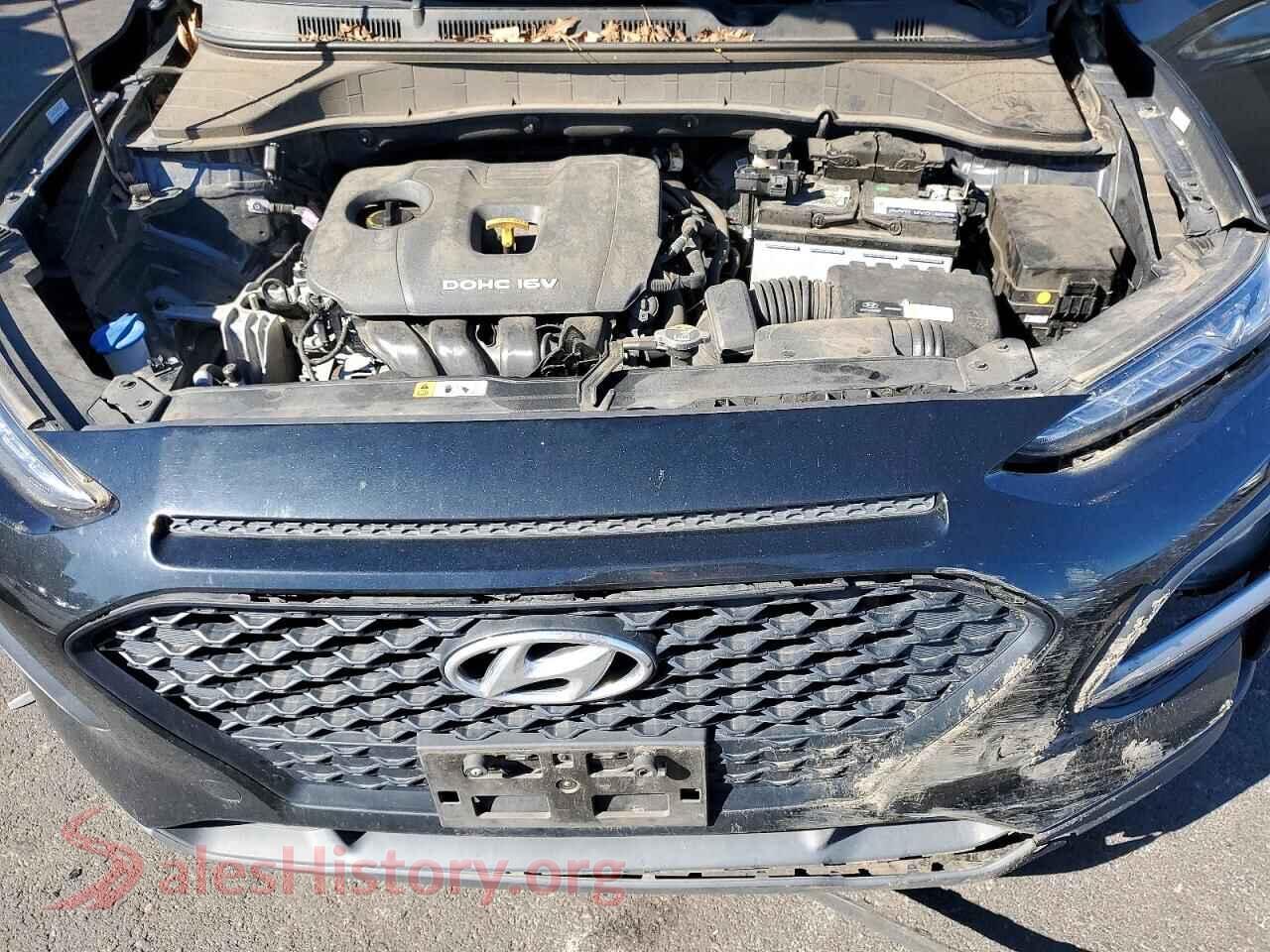 2021 HYUNDAI KONA VIN KM8K1CAA6MU748597, VIN plate