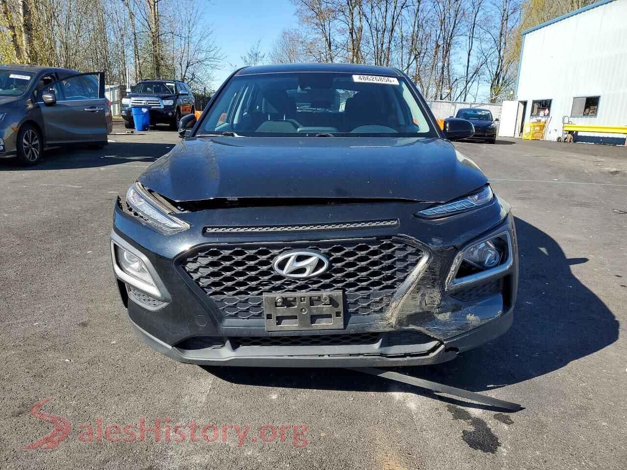 2021 HYUNDAI KONA VIN KM8K1CAA6MU748597, rear view