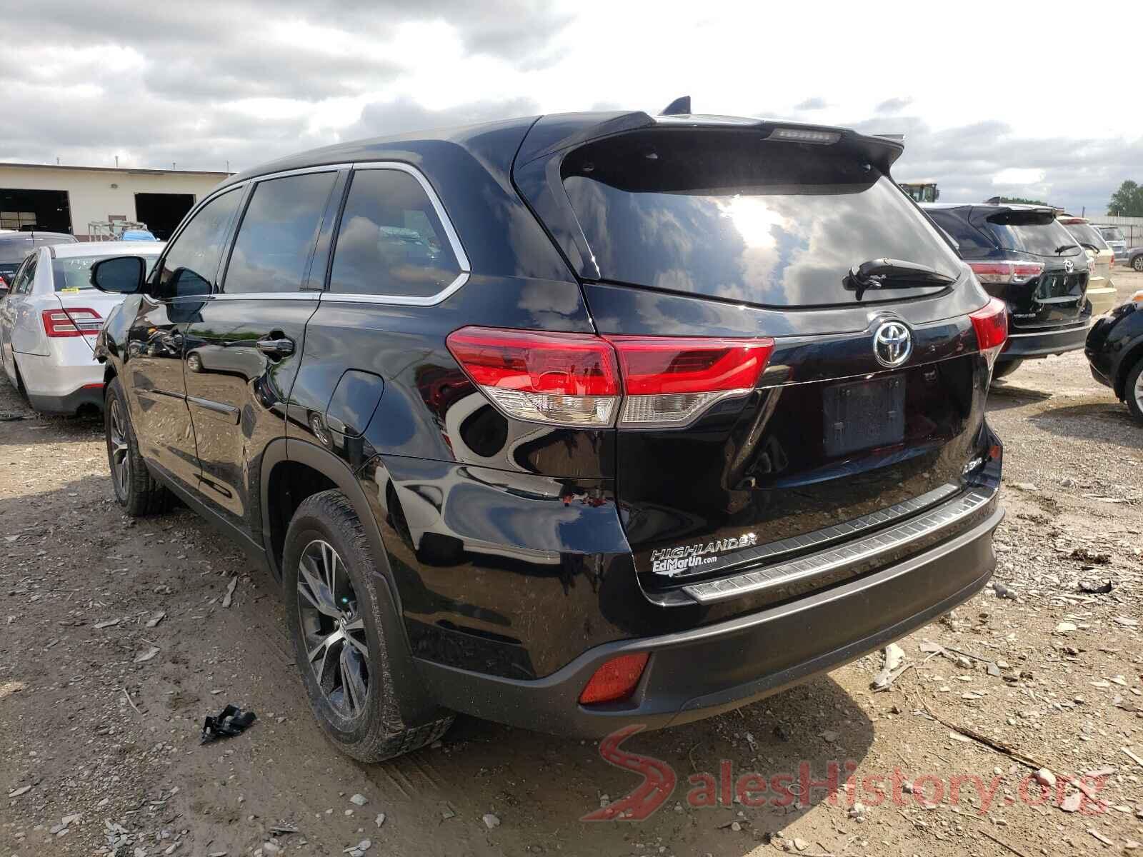 5TDBZRFH1KS966311 2019 TOYOTA HIGHLANDER