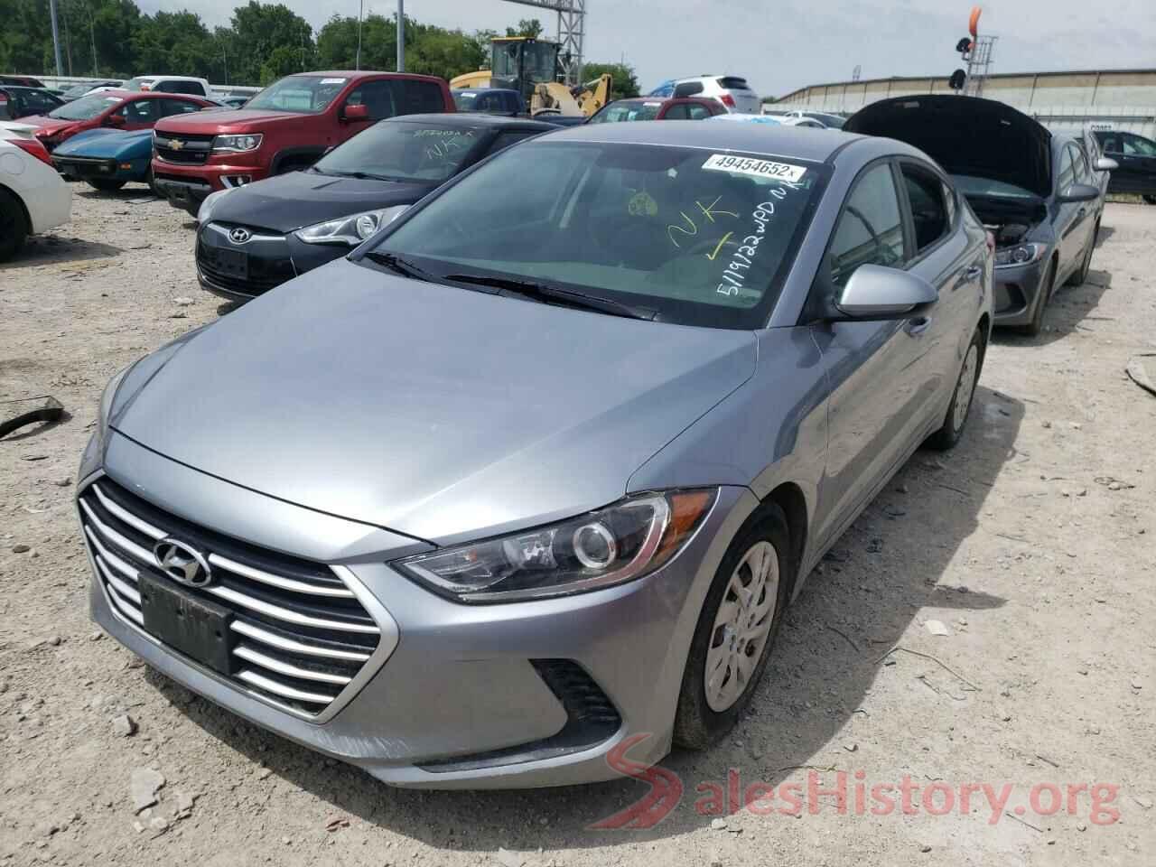 5NPD74LF3HH100709 2017 HYUNDAI ELANTRA