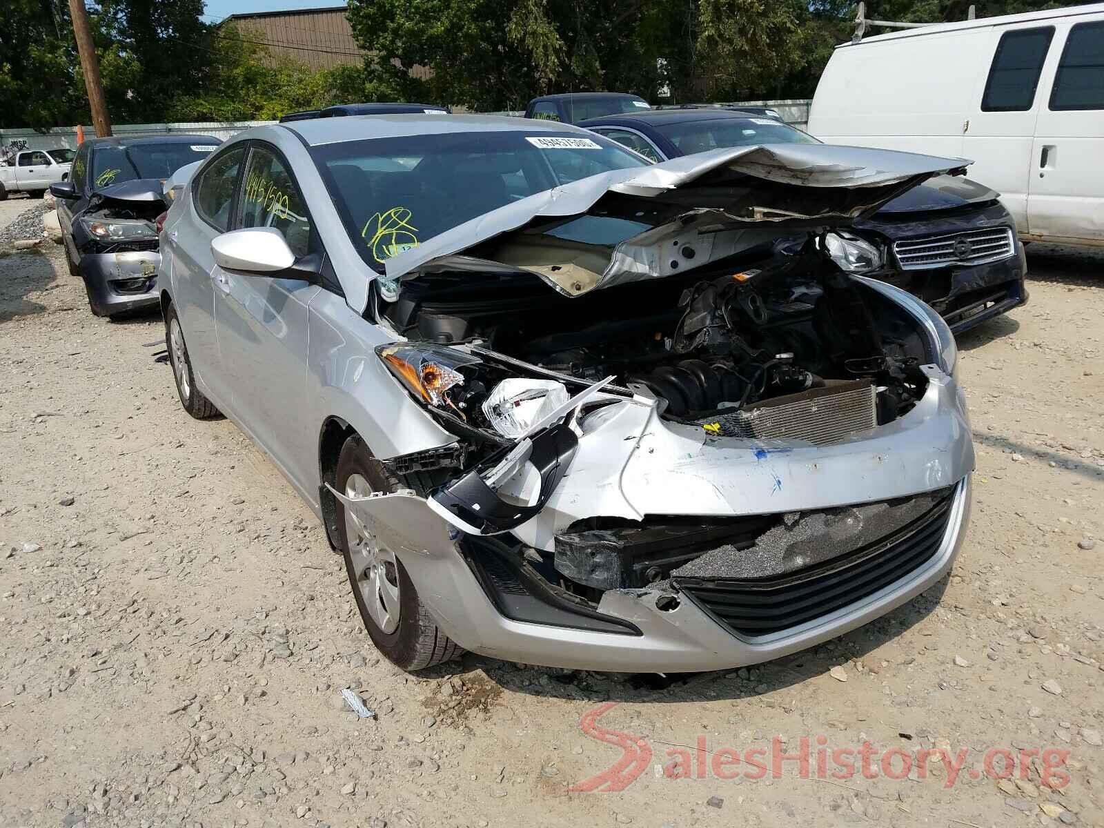 KMHDH4AE7GU488101 2016 HYUNDAI ELANTRA