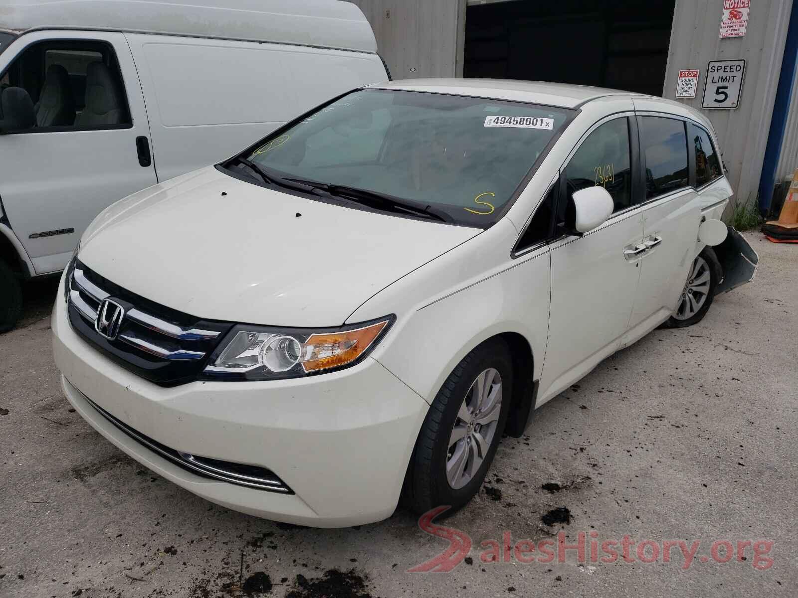 5FNRL5H34HB020128 2017 HONDA ODYSSEY