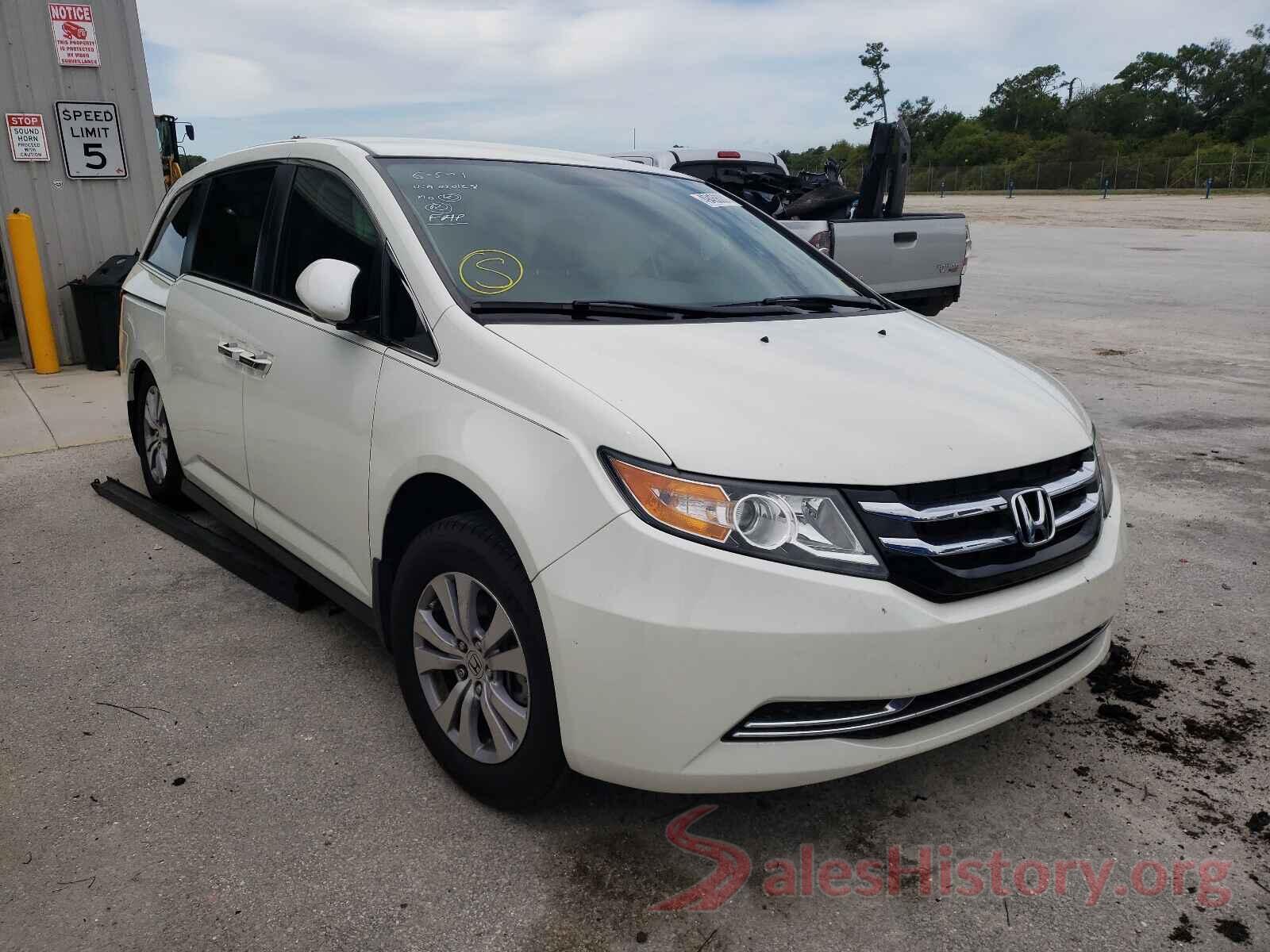 5FNRL5H34HB020128 2017 HONDA ODYSSEY