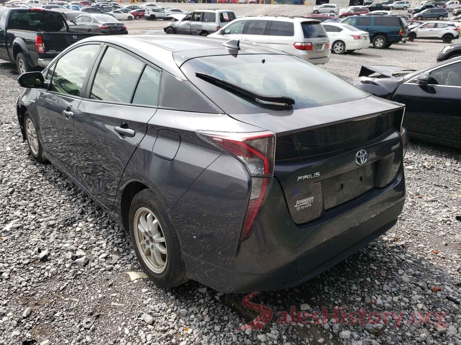 JTDKBRFU5G3013868 2016 TOYOTA PRIUS