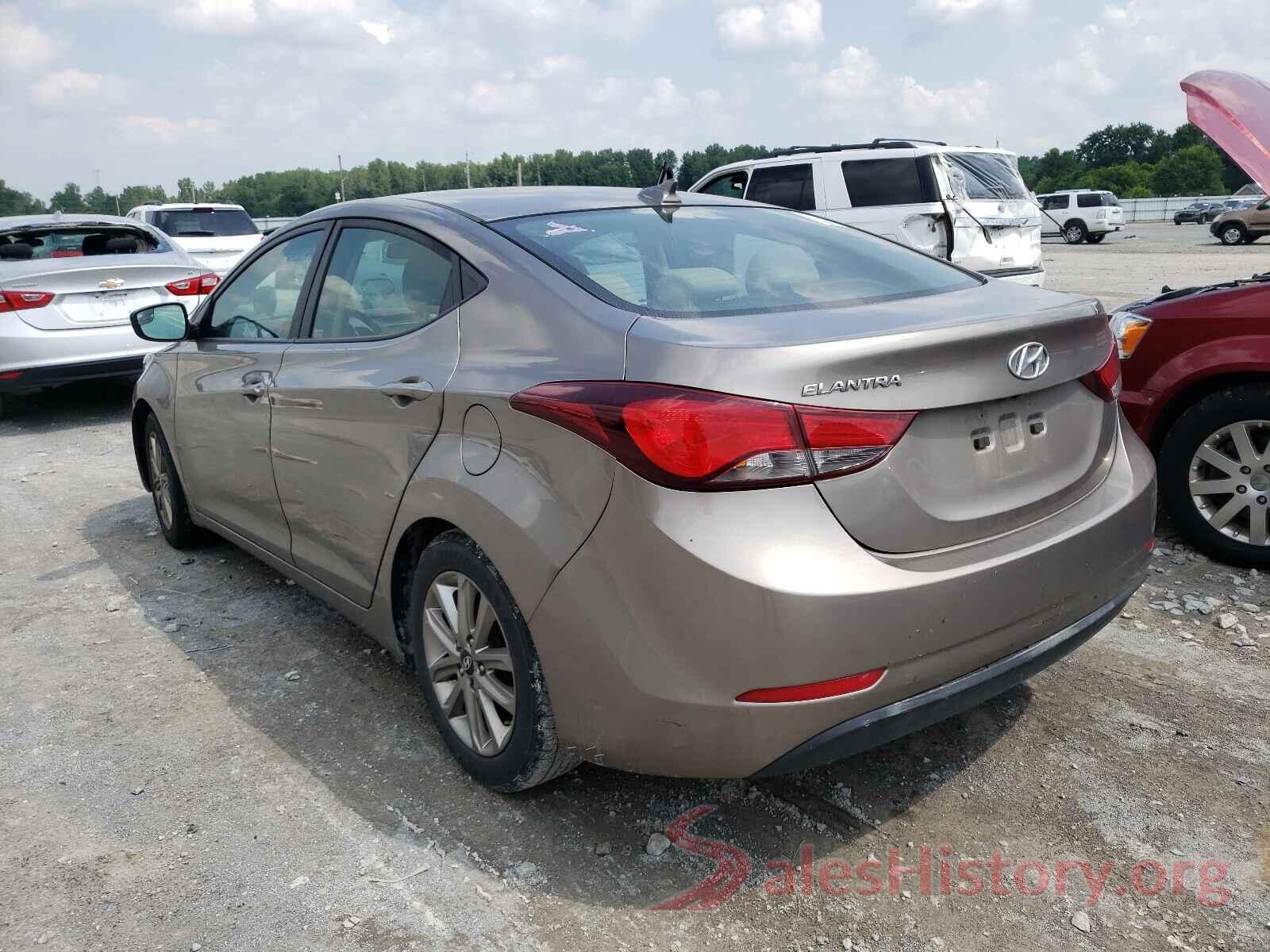 5NPDH4AEXGH750496 2016 HYUNDAI ELANTRA