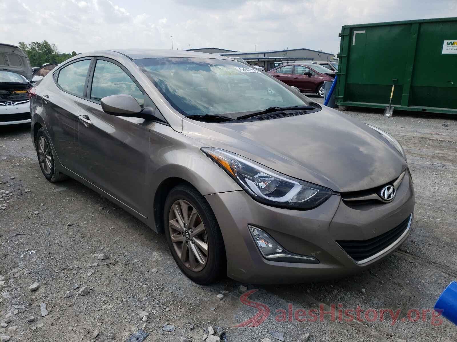 5NPDH4AEXGH750496 2016 HYUNDAI ELANTRA