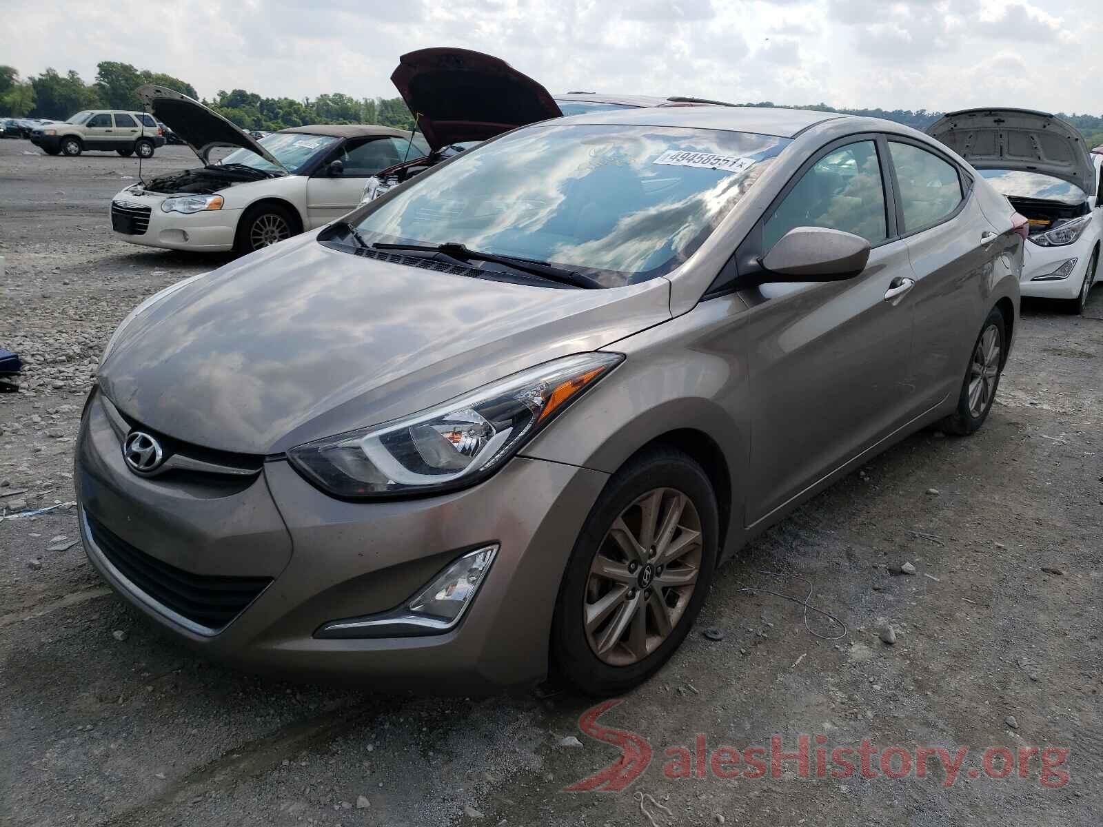 5NPDH4AEXGH750496 2016 HYUNDAI ELANTRA