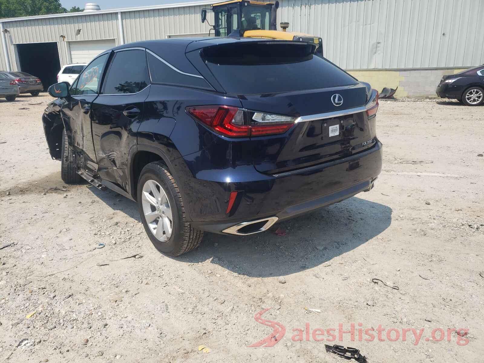 2T2ZZMCA0HC069972 2017 LEXUS RX350