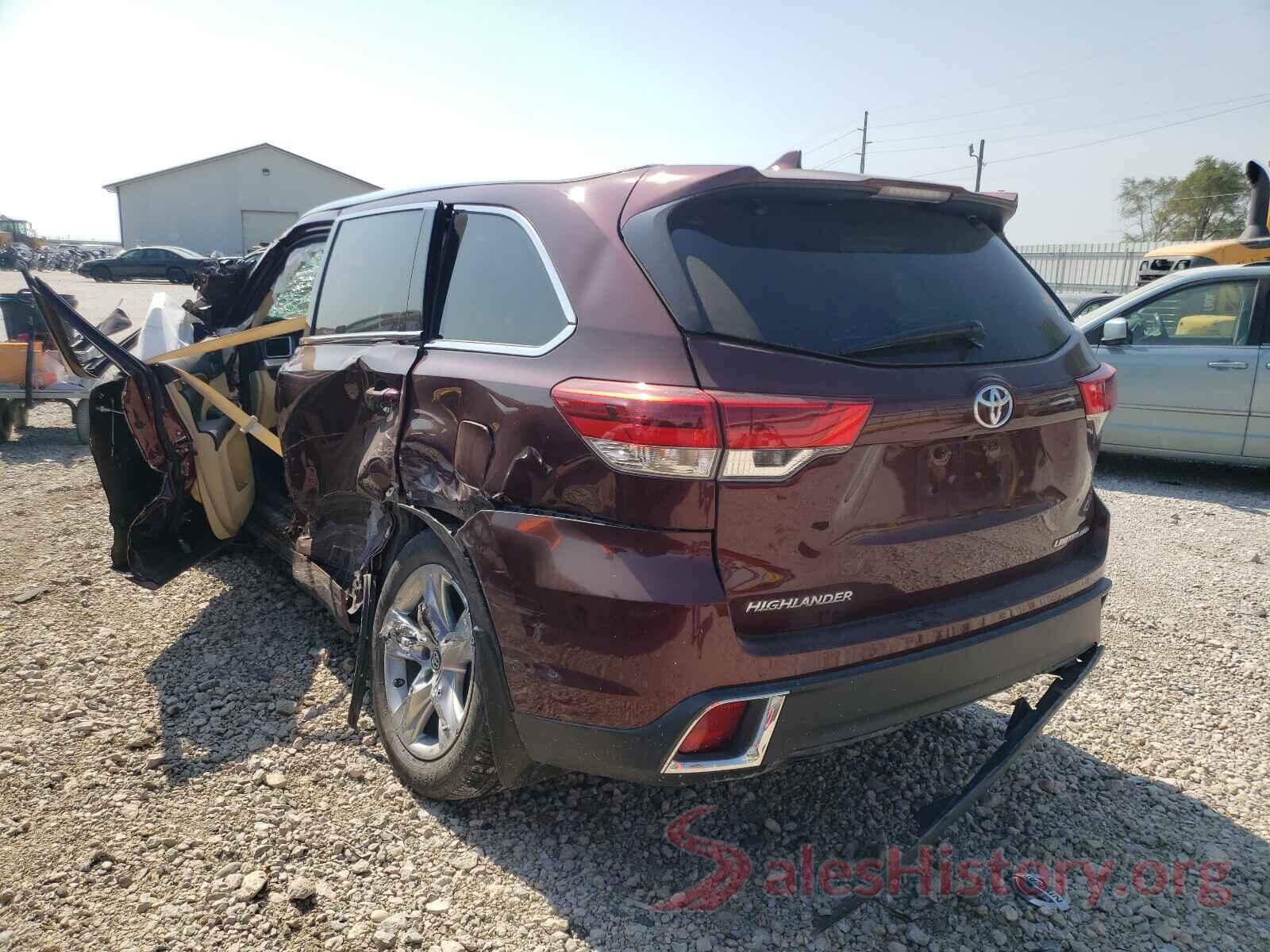 5TDDZRFH5JS801837 2018 TOYOTA HIGHLANDER