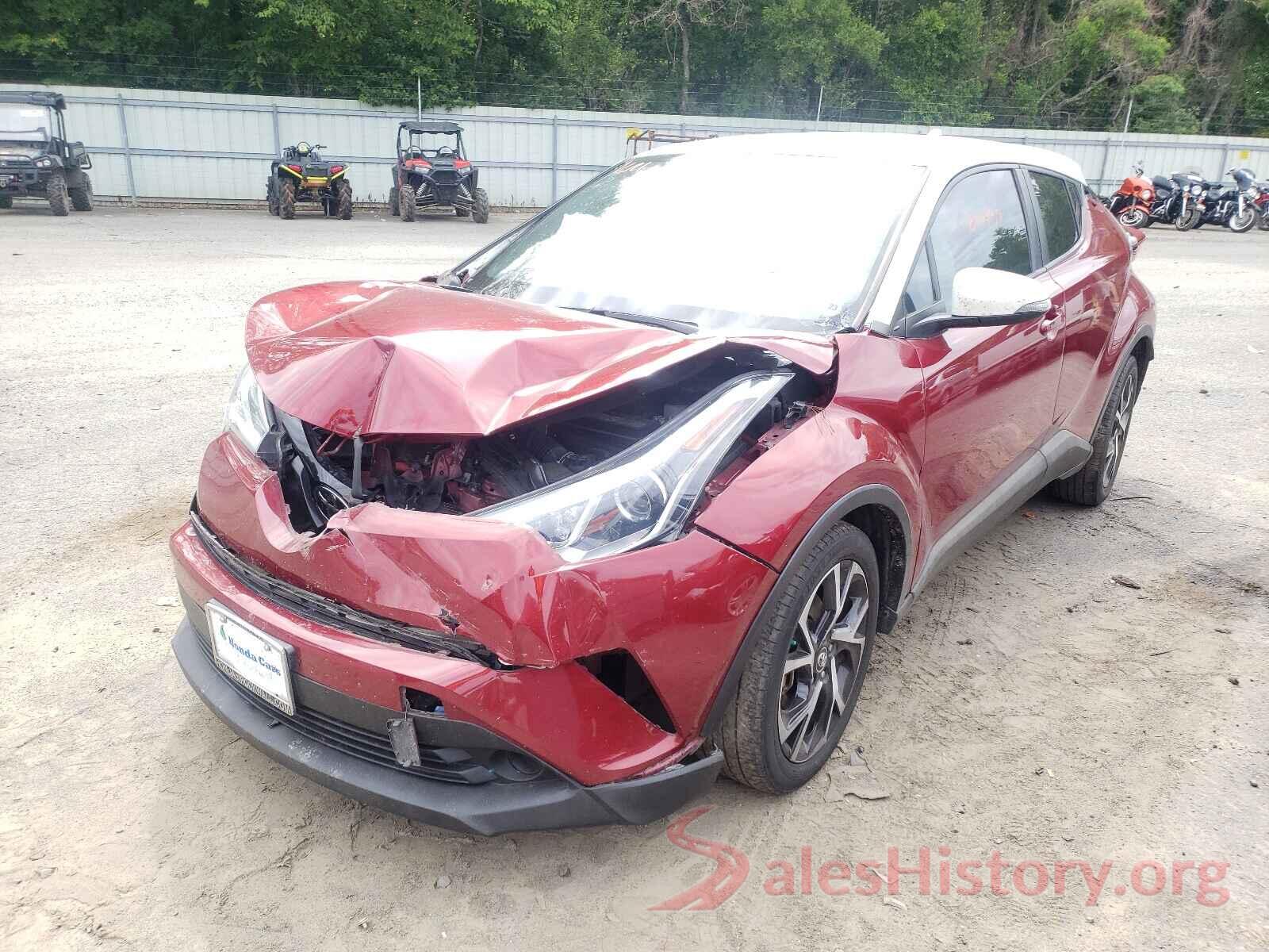 NMTKHMBX1JR007362 2018 TOYOTA C-HR