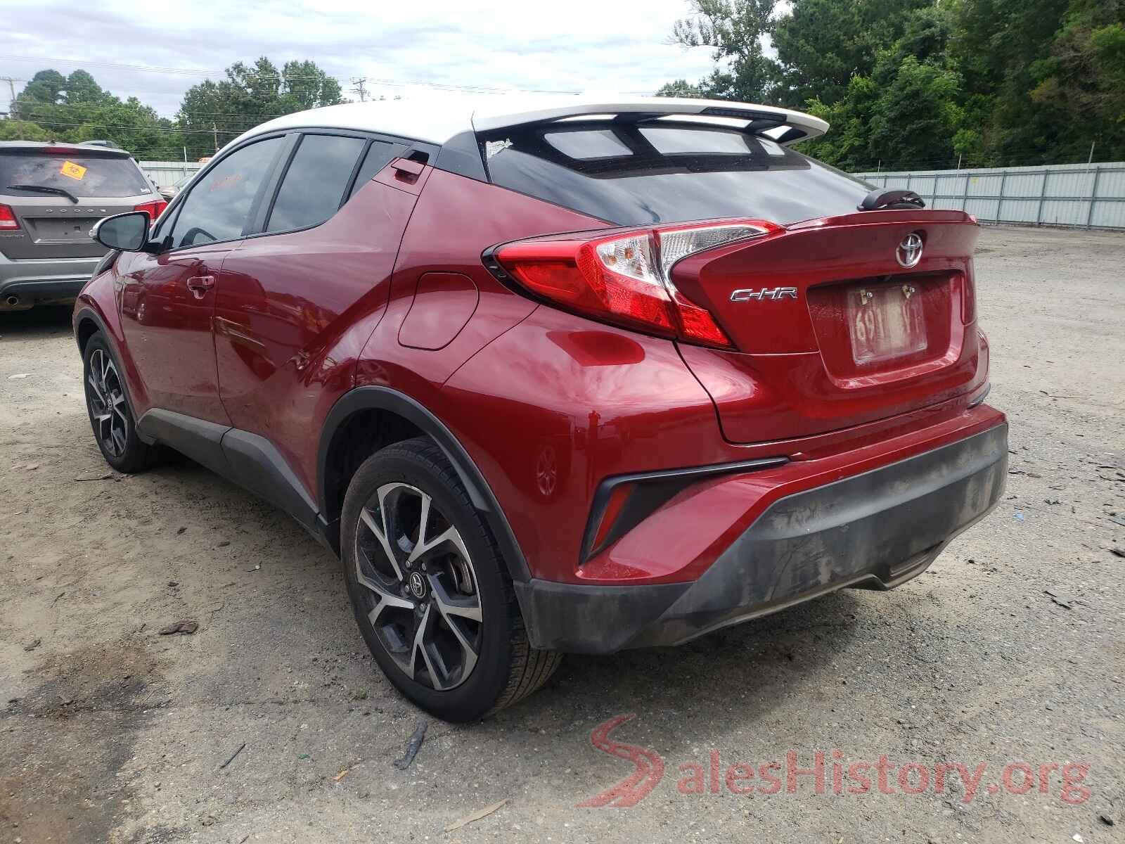 NMTKHMBX1JR007362 2018 TOYOTA C-HR