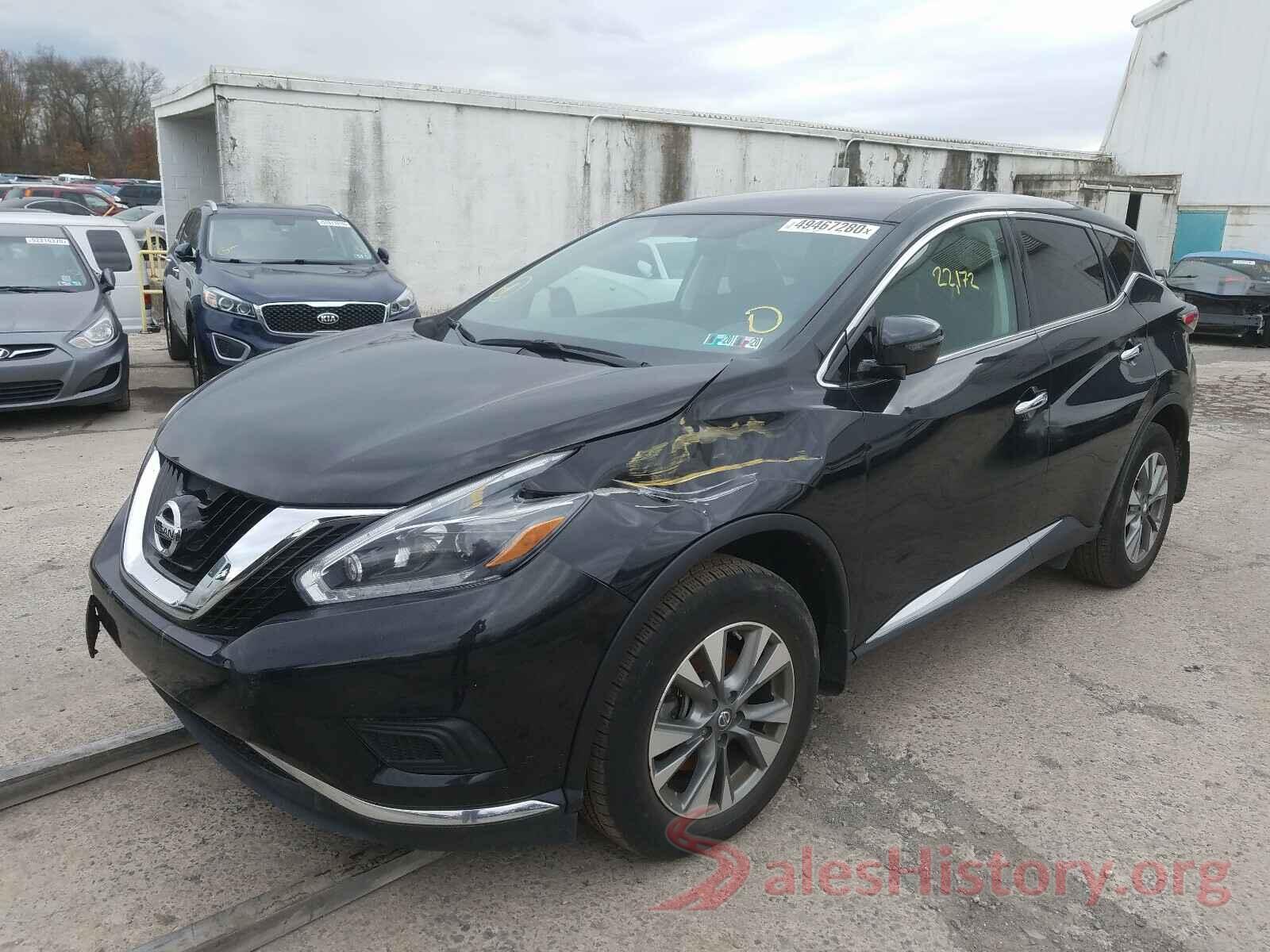 5N1AZ2MH0JN166492 2018 NISSAN MURANO