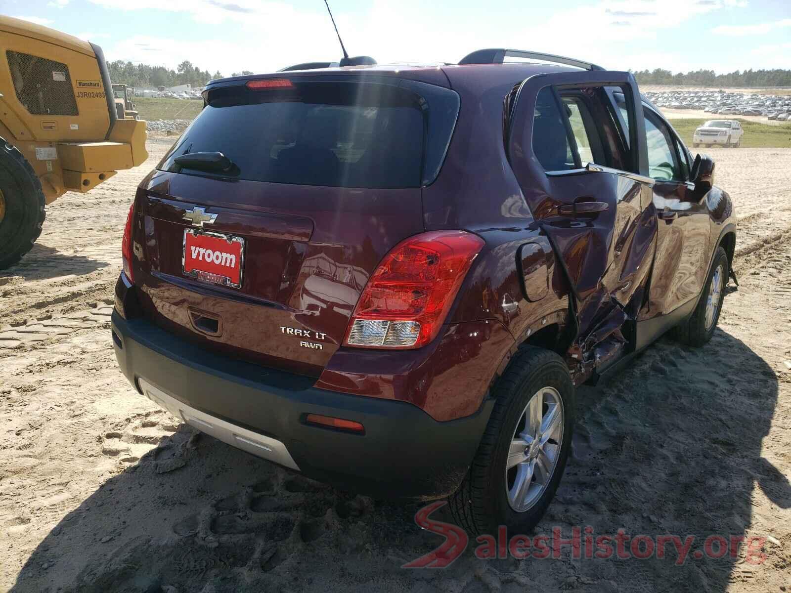 3GNCJPSB0GL170817 2016 CHEVROLET TRACKER