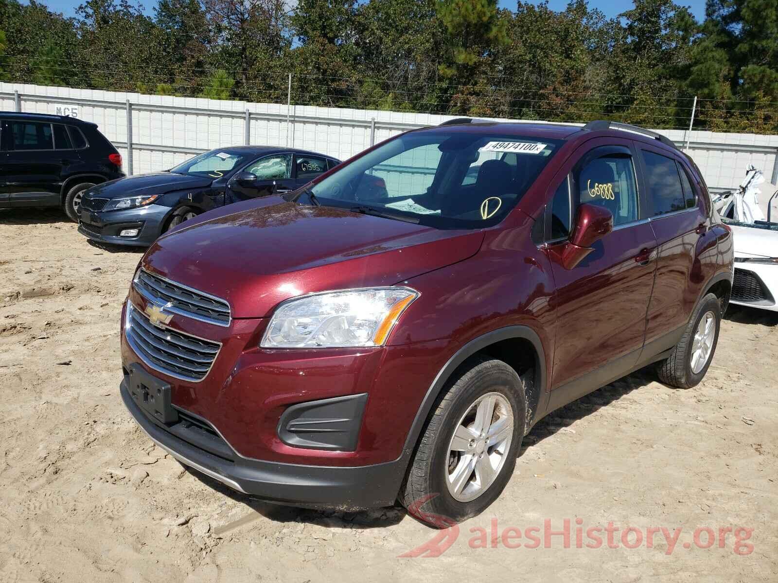 3GNCJPSB0GL170817 2016 CHEVROLET TRACKER