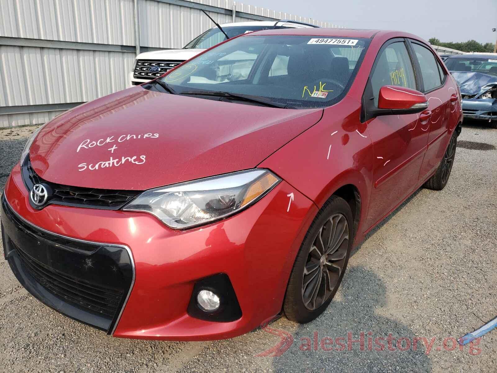 2T1BURHE2GC529256 2016 TOYOTA COROLLA