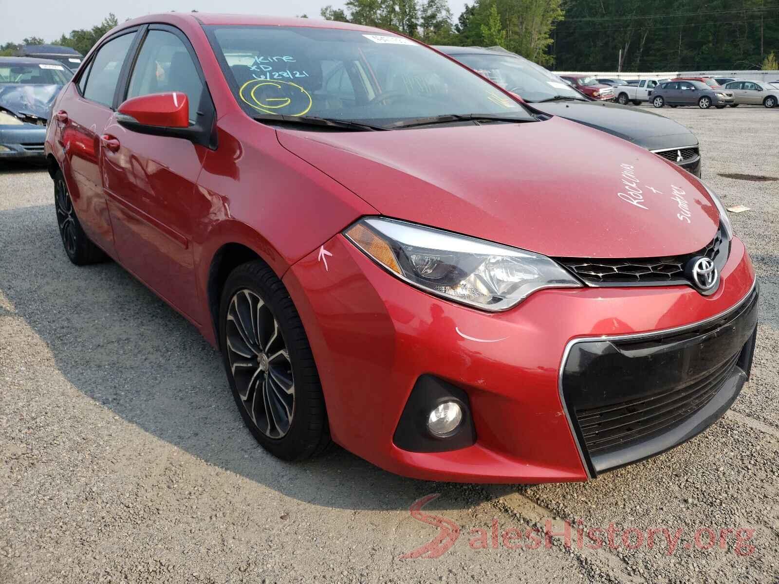 2T1BURHE2GC529256 2016 TOYOTA COROLLA