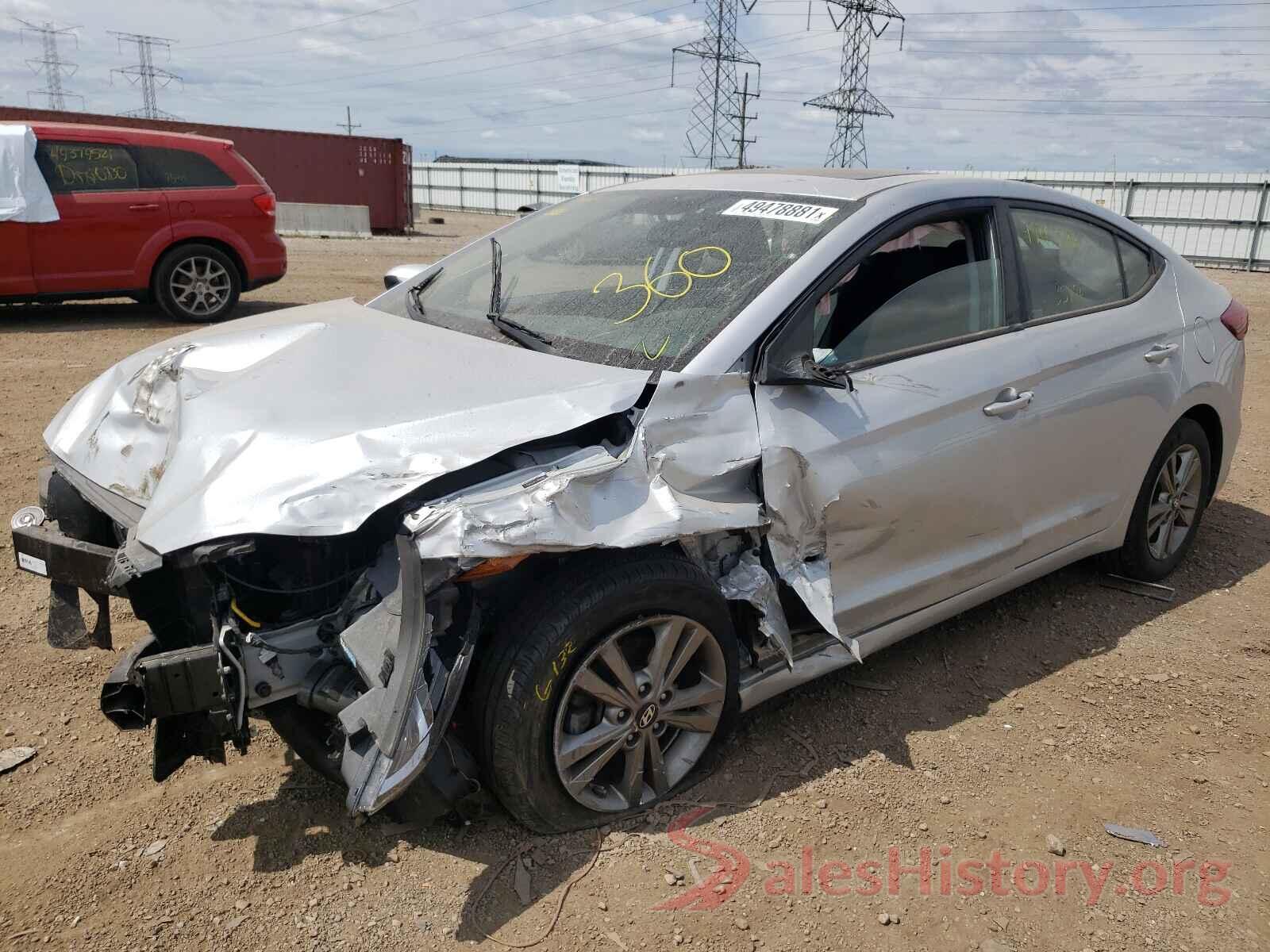 5NPD84LF7JH355513 2018 HYUNDAI ELANTRA