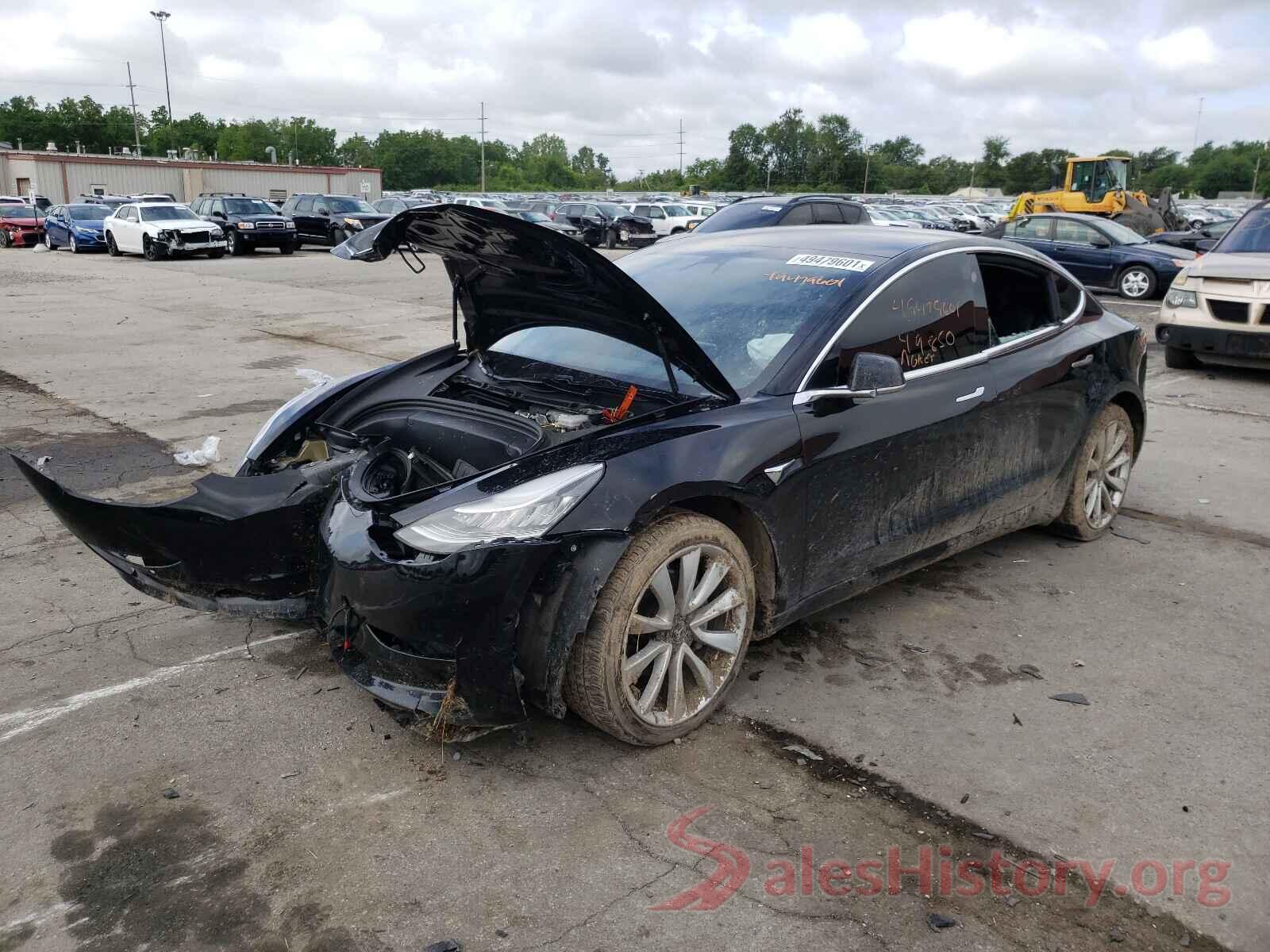 5YJ3E1EB7KF433592 2019 TESLA MODEL 3