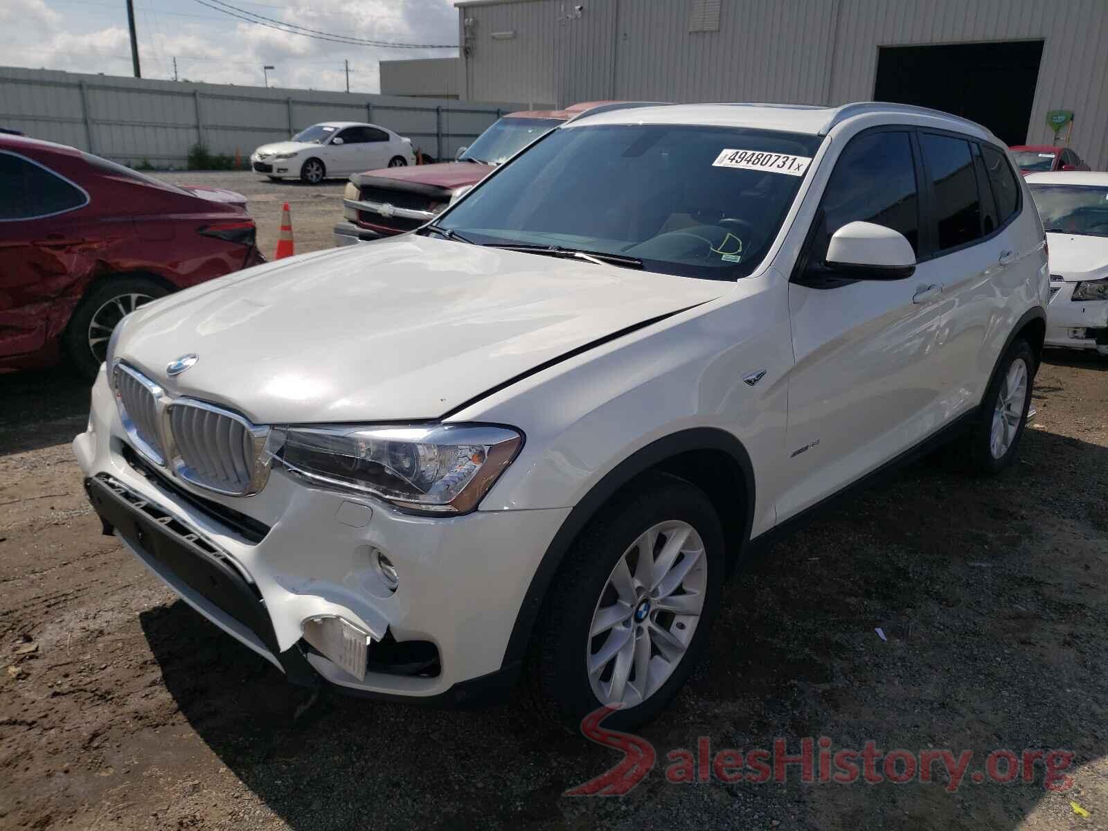 5UXWZ7C33H0X42272 2017 BMW X3